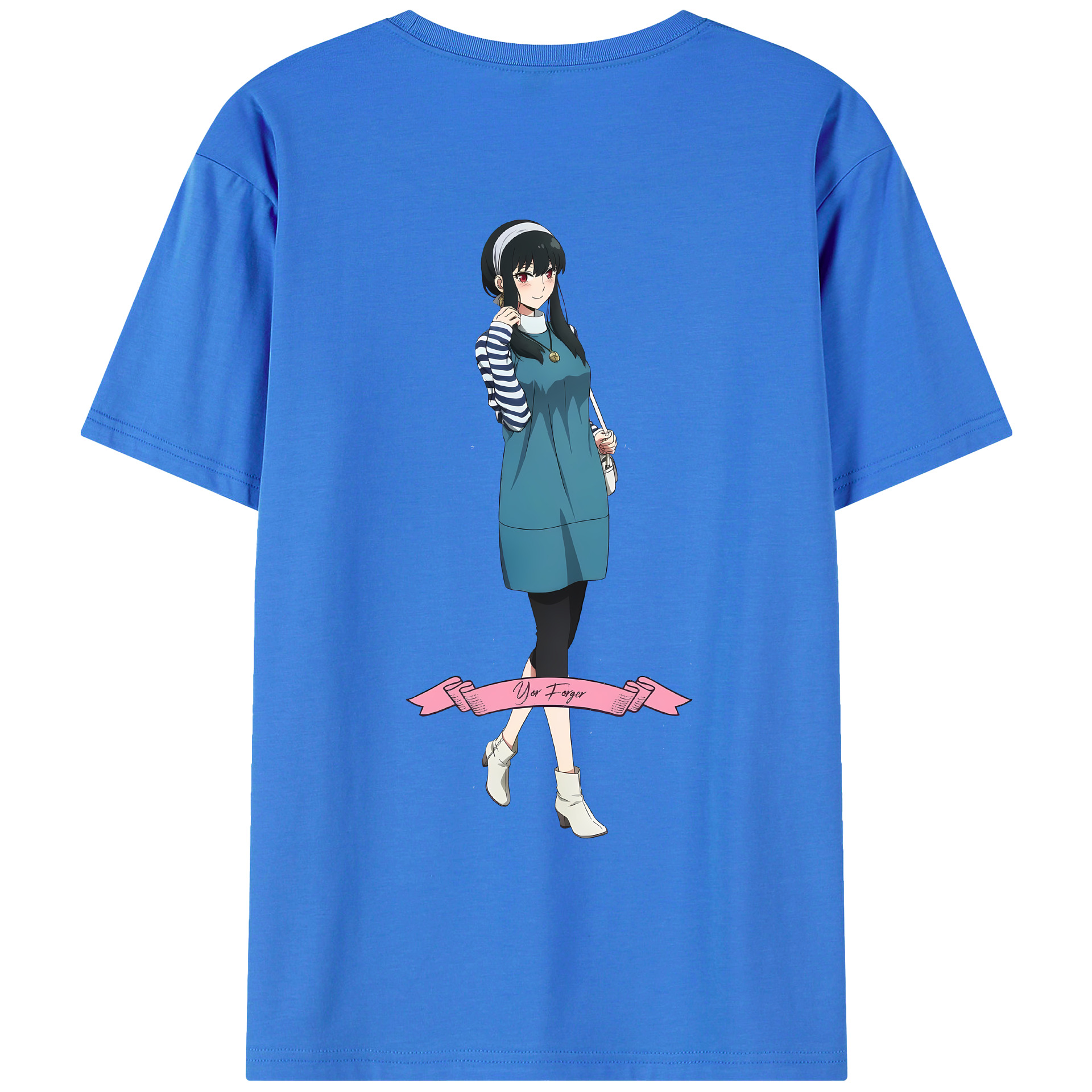 （画像用） SPY×FAMILY间谍家家酒 綿100％ メンズ半袖Tシャツ（バックプリント） 通気性