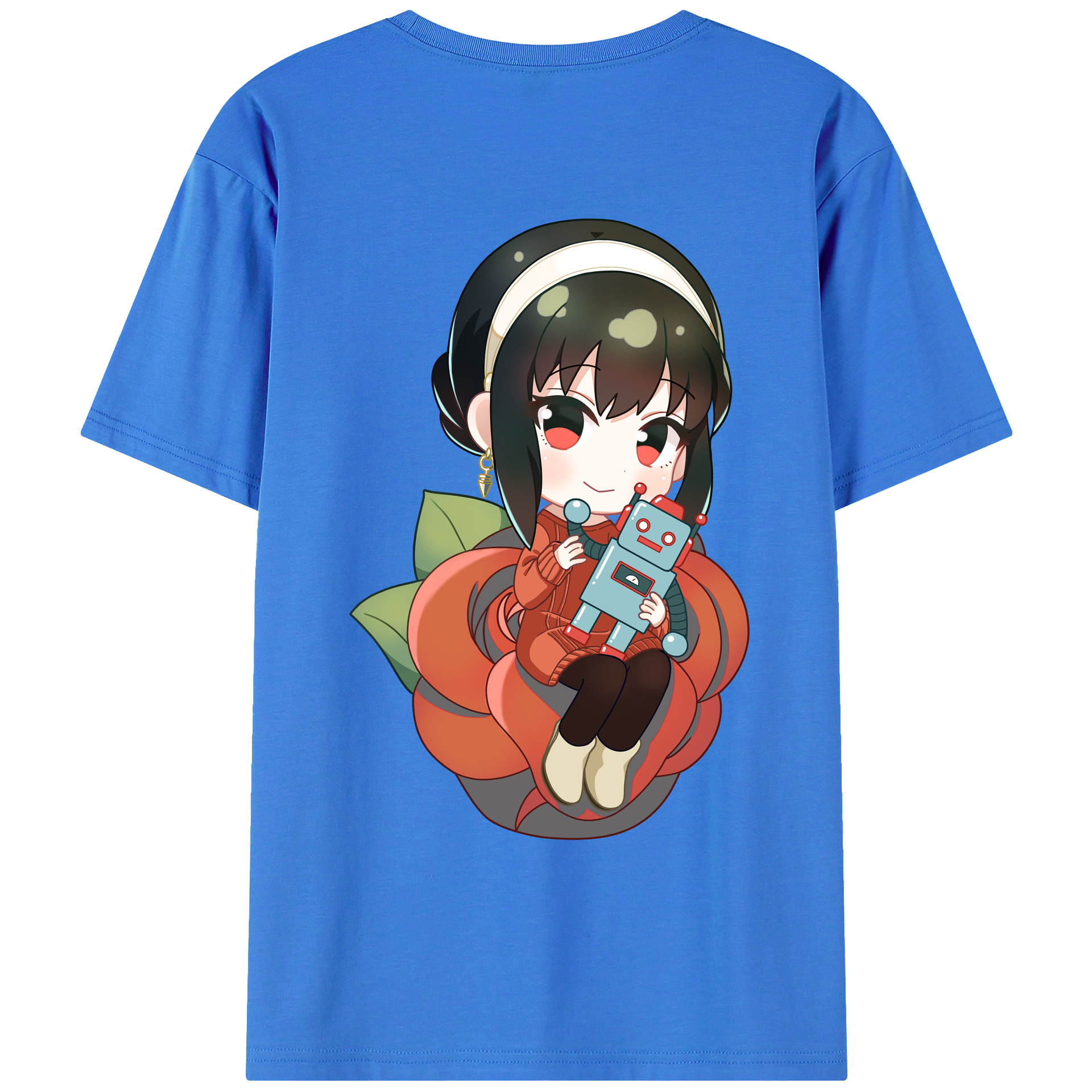 （画像用） SPY×FAMILY间谍家家酒 綿100％ メンズ半袖Tシャツ（バックプリント） 通気性
