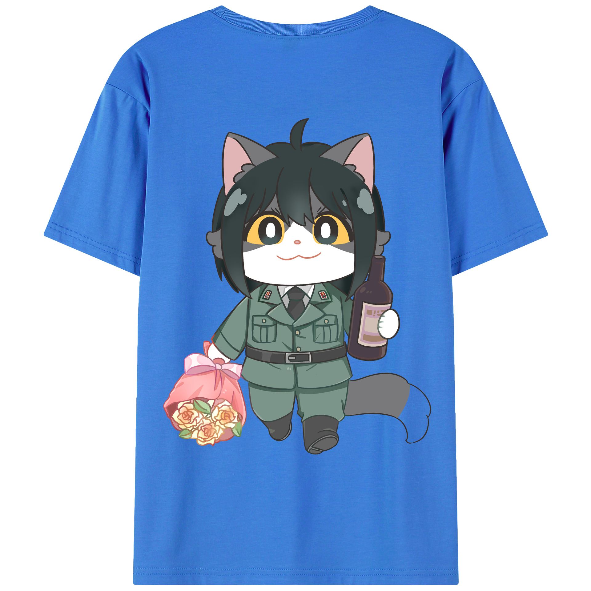 （画像用） SPY×FAMILY间谍家家酒 綿100％ メンズ半袖Tシャツ（バックプリント） 通気性