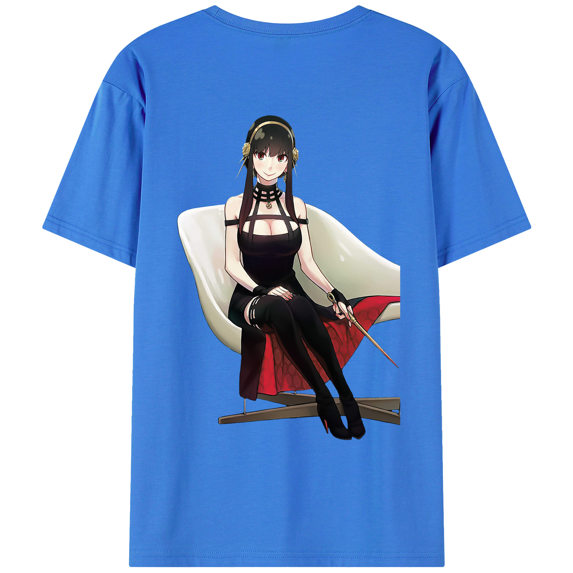 （画像用） SPY×FAMILY间谍家家酒 綿100％ メンズ半袖Tシャツ（バックプリント） 通気性