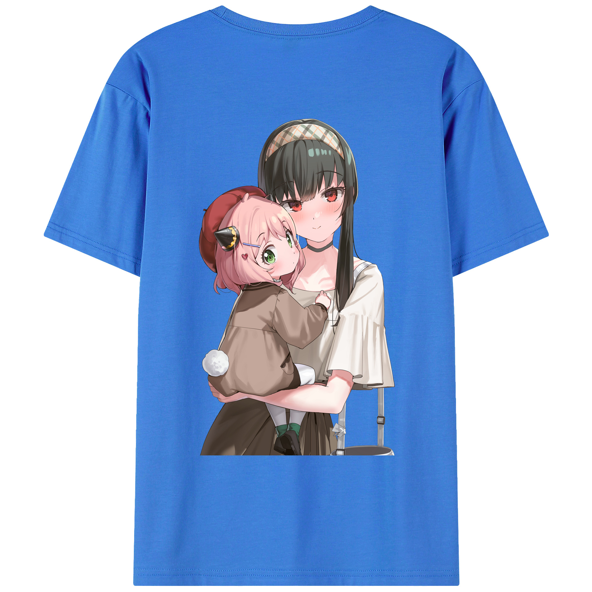 （画像用） SPY×FAMILY间谍家家酒 綿100％ メンズ半袖Tシャツ（バックプリント） 通気性
