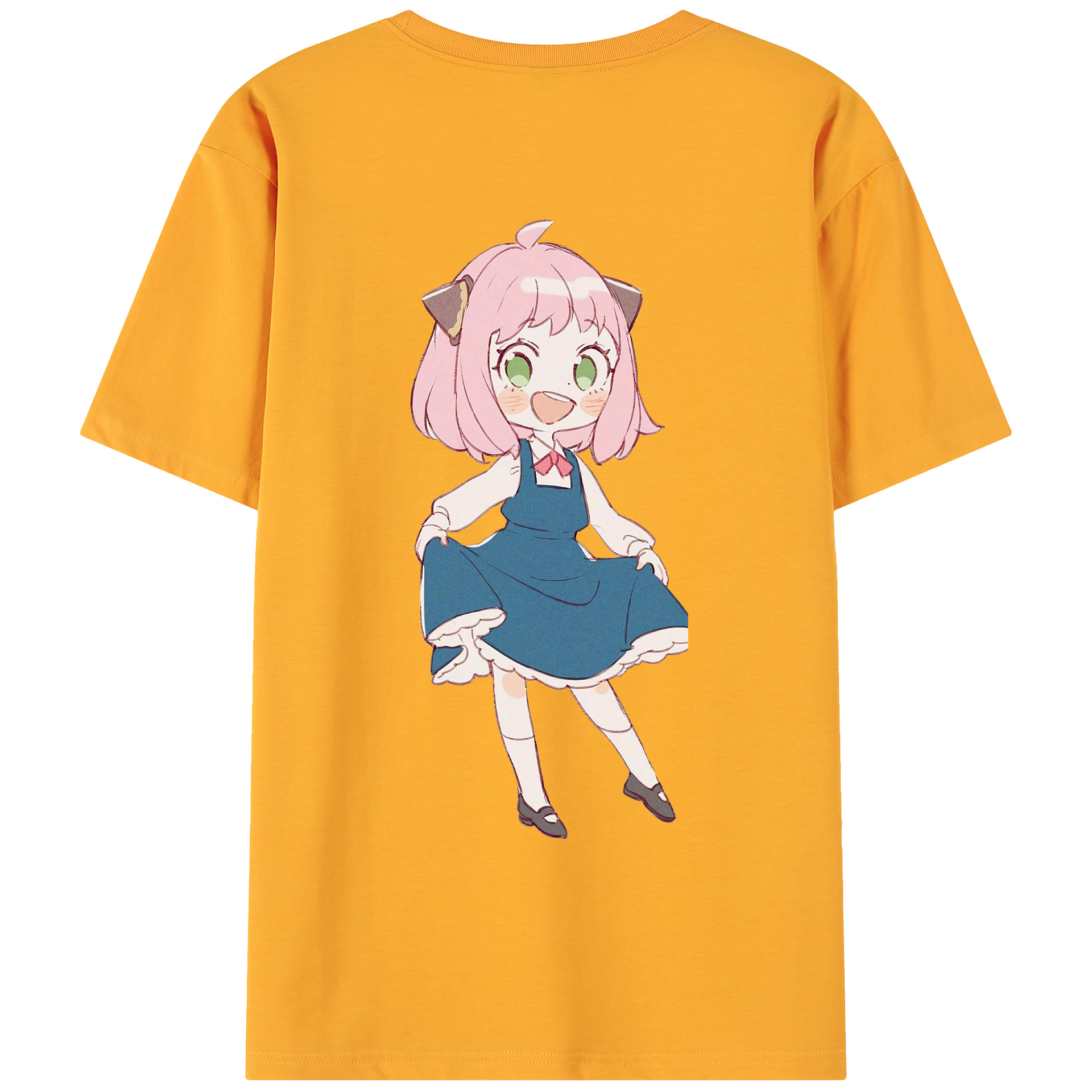 （画像用） SPY×FAMILY间谍家家酒 綿100％ メンズ半袖Tシャツ（バックプリント） 通気性