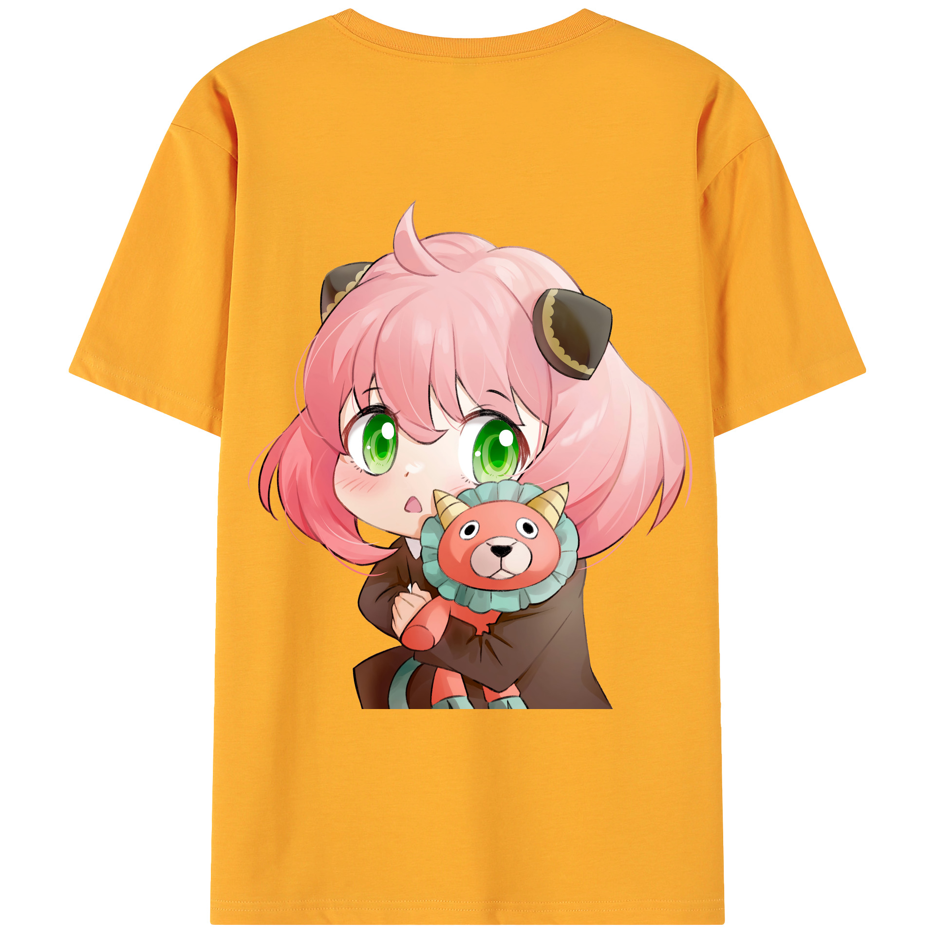 （画像用） SPY×FAMILY间谍家家酒 綿100％ メンズ半袖Tシャツ（バックプリント） 通気性