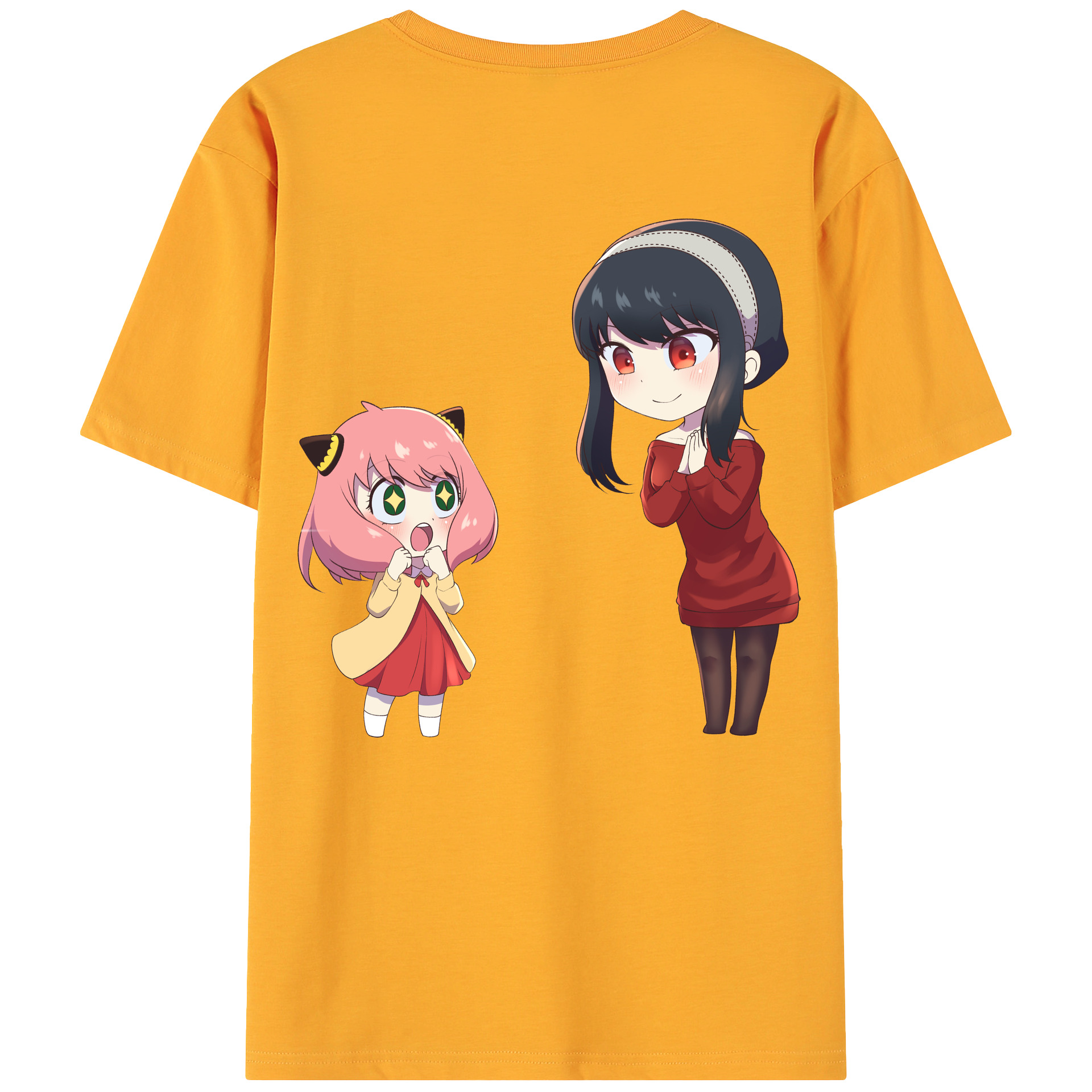 （画像用） SPY×FAMILY间谍家家酒 綿100％ メンズ半袖Tシャツ（バックプリント） 通気性
