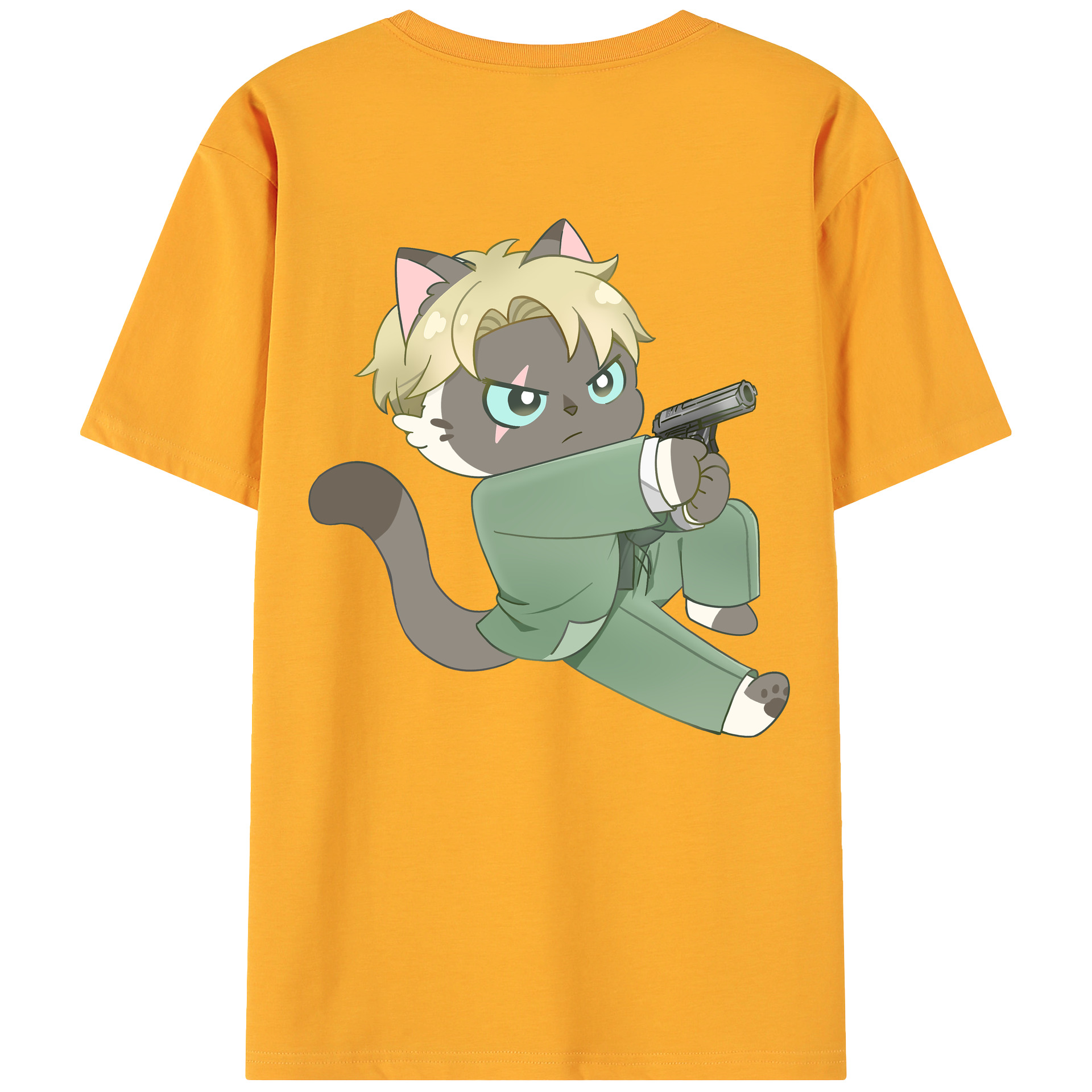 （画像用） SPY×FAMILY间谍家家酒 綿100％ メンズ半袖Tシャツ（バックプリント） 通気性