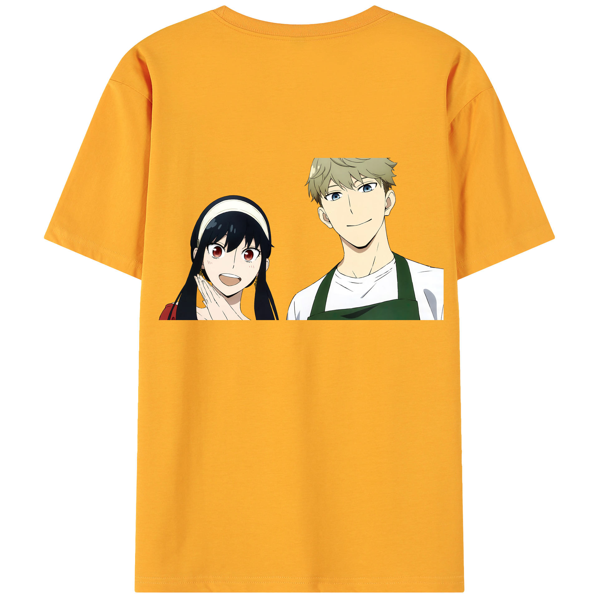 （画像用） SPY×FAMILY间谍家家酒 綿100％ メンズ半袖Tシャツ（バックプリント） 通気性