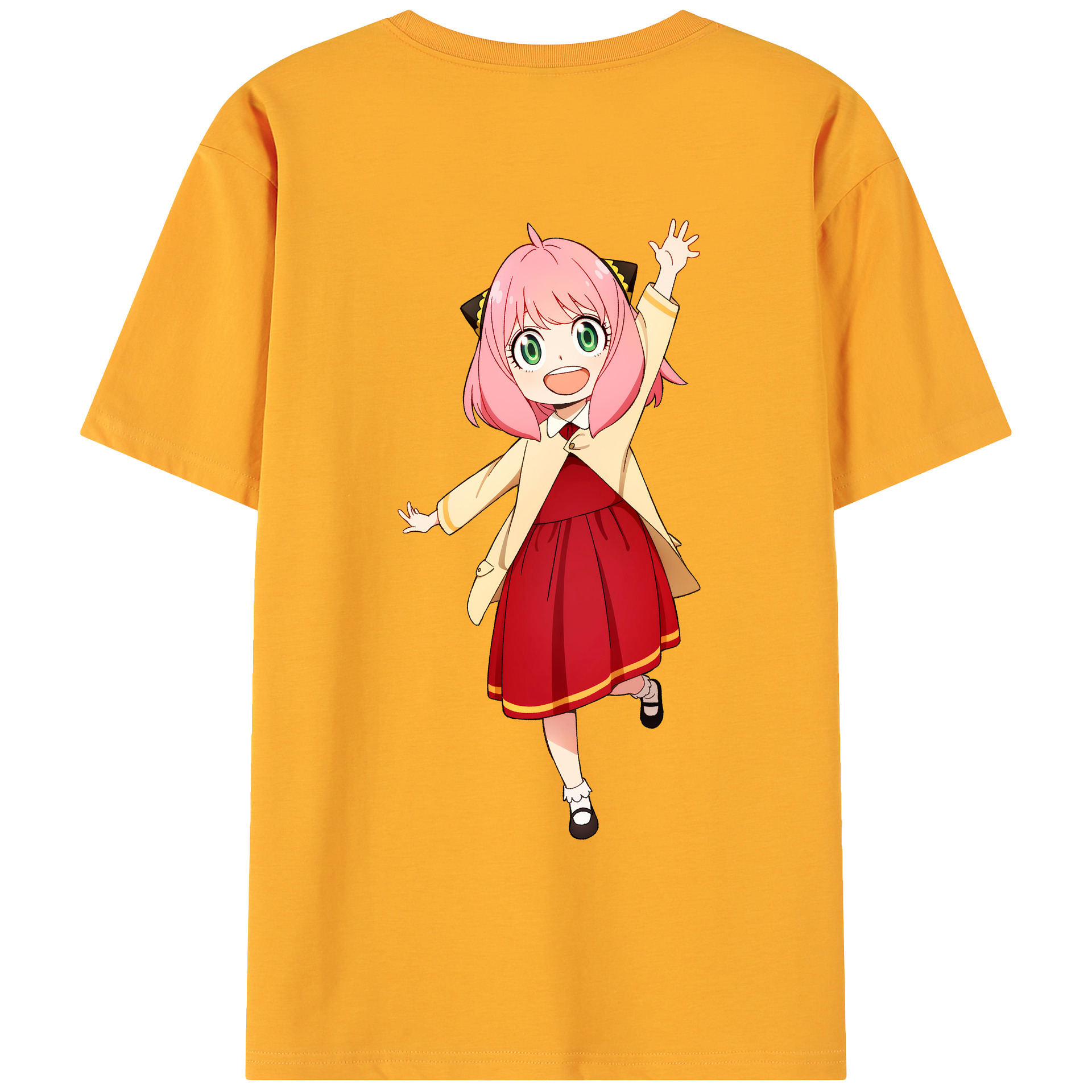 （画像用） SPY×FAMILY间谍家家酒 綿100％ メンズ半袖Tシャツ（バックプリント） 通気性