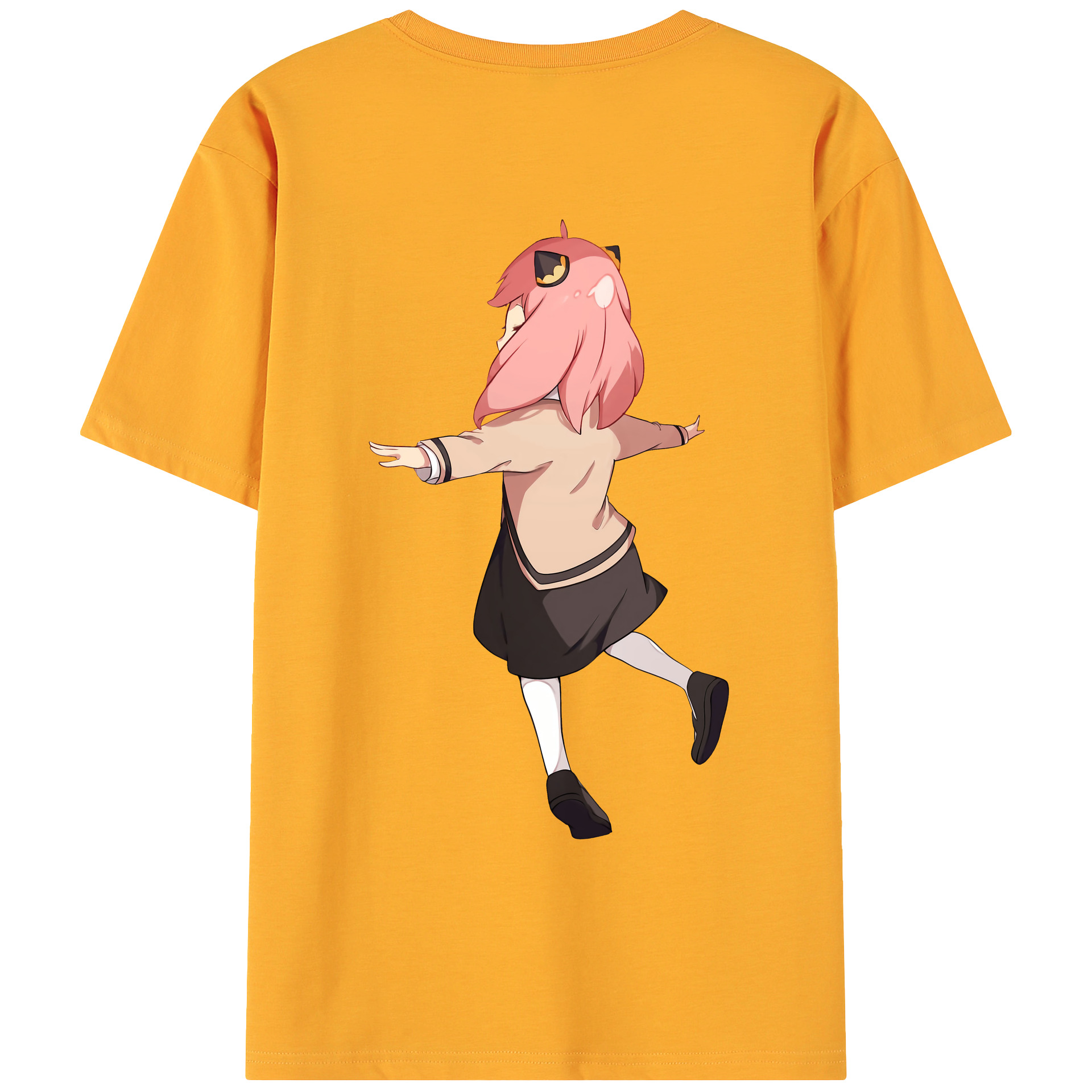 （画像用） SPY×FAMILY间谍家家酒 綿100％ メンズ半袖Tシャツ（バックプリント） 通気性