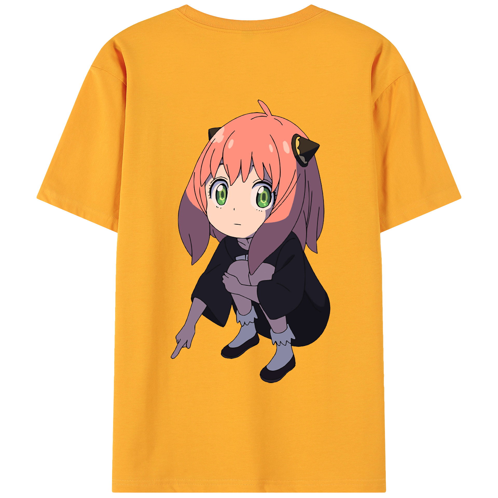 （画像用） SPY×FAMILY间谍家家酒 綿100％ メンズ半袖Tシャツ（バックプリント） 通気性
