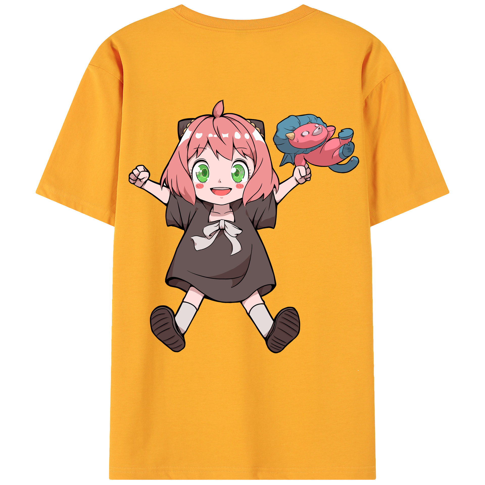 （画像用） SPY×FAMILY间谍家家酒 綿100％ メンズ半袖Tシャツ（バックプリント） 通気性