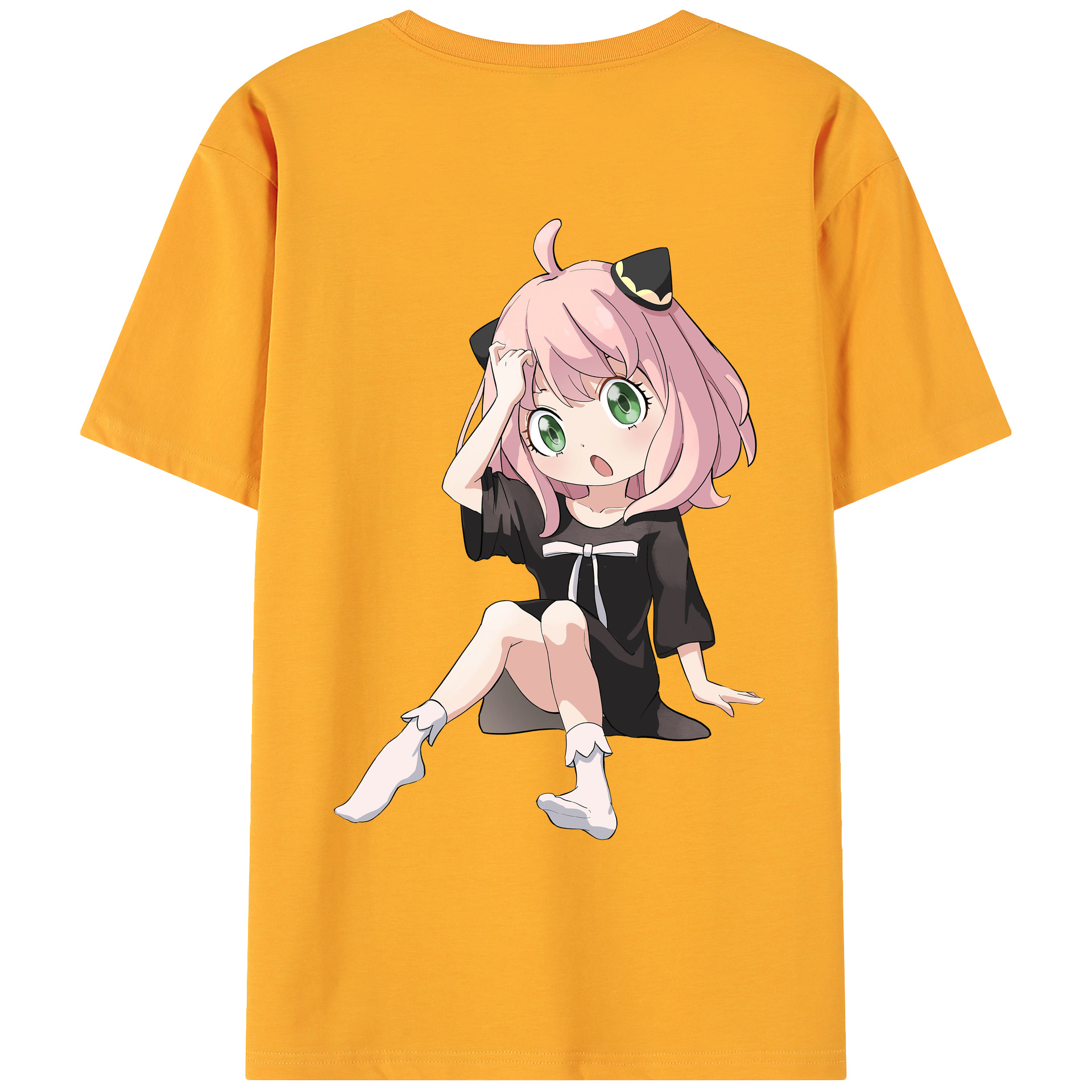 （画像用） SPY×FAMILY间谍家家酒 綿100％ メンズ半袖Tシャツ（バックプリント） 通気性