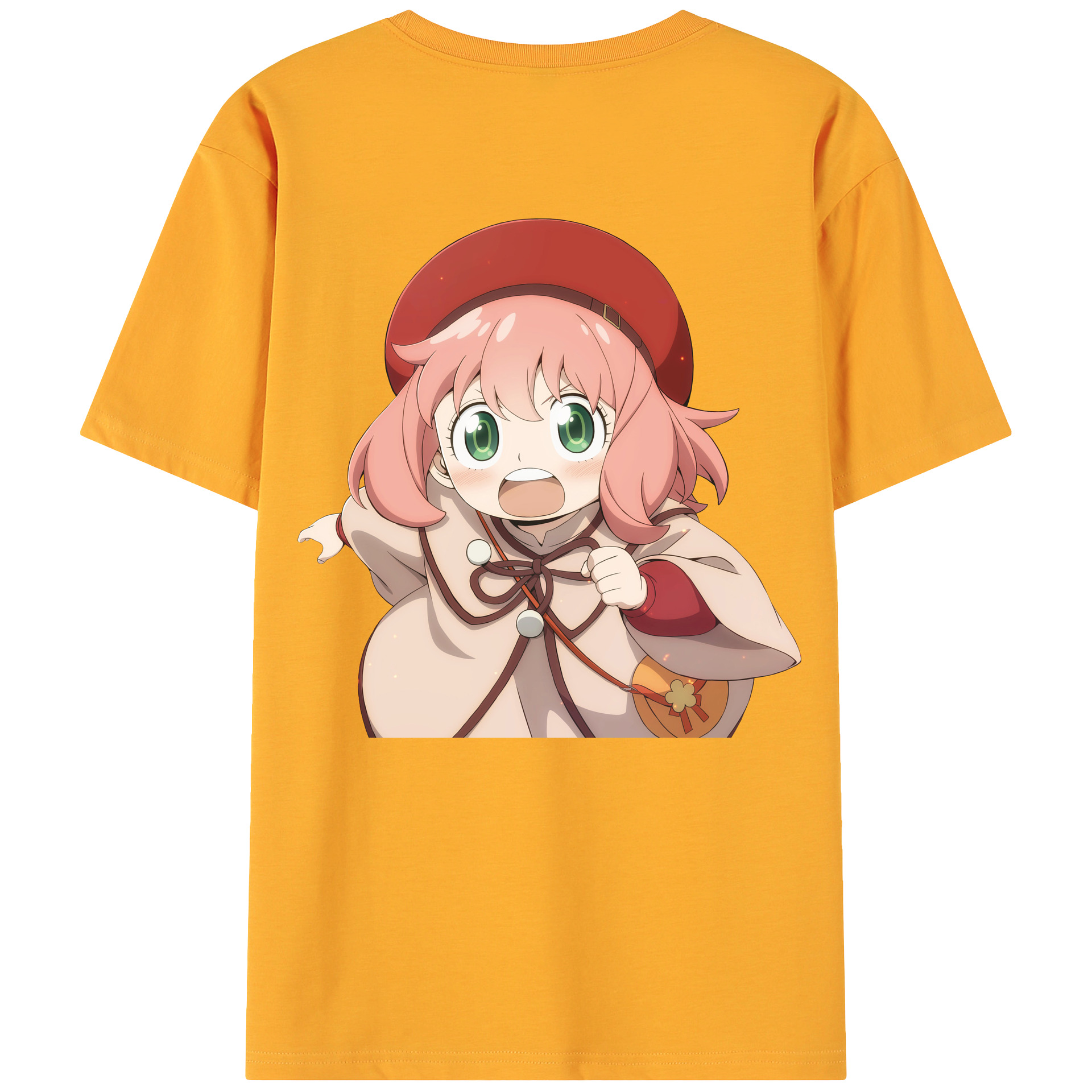 （画像用） SPY×FAMILY间谍家家酒 綿100％ メンズ半袖Tシャツ（バックプリント） 通気性