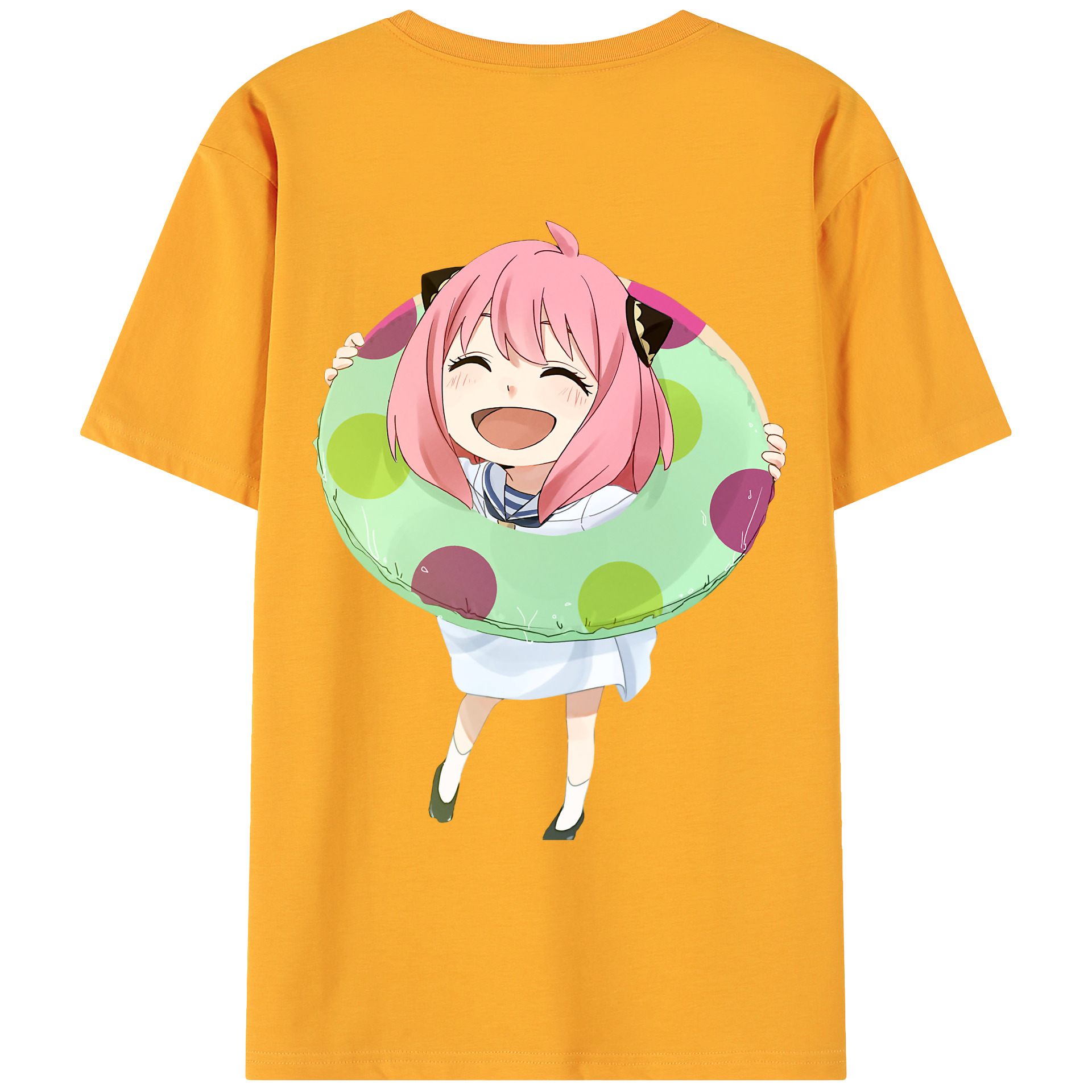 （画像用） SPY×FAMILY间谍家家酒 綿100％ メンズ半袖Tシャツ（バックプリント） 通気性