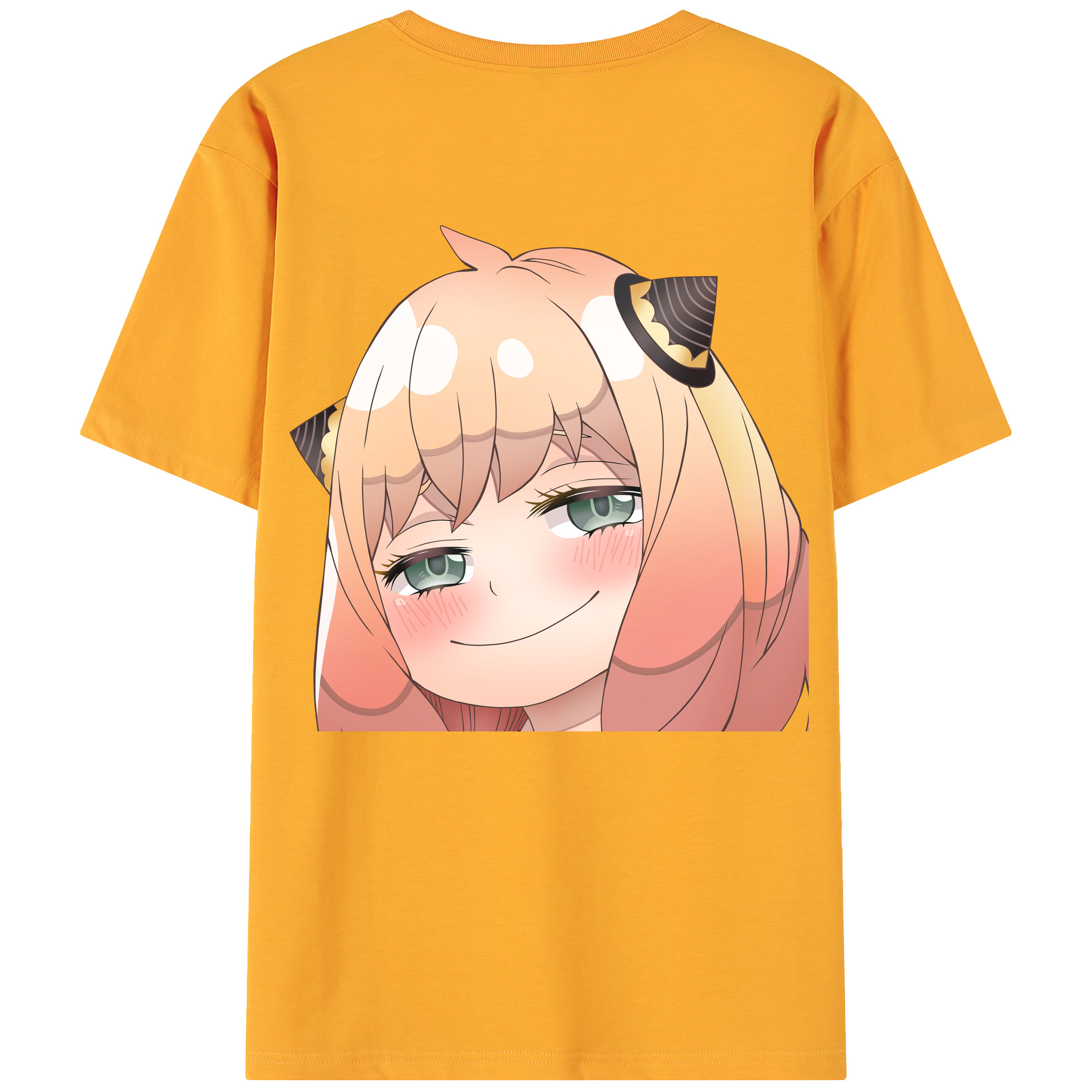 （画像用） SPY×FAMILY间谍家家酒 綿100％ メンズ半袖Tシャツ（バックプリント） 通気性