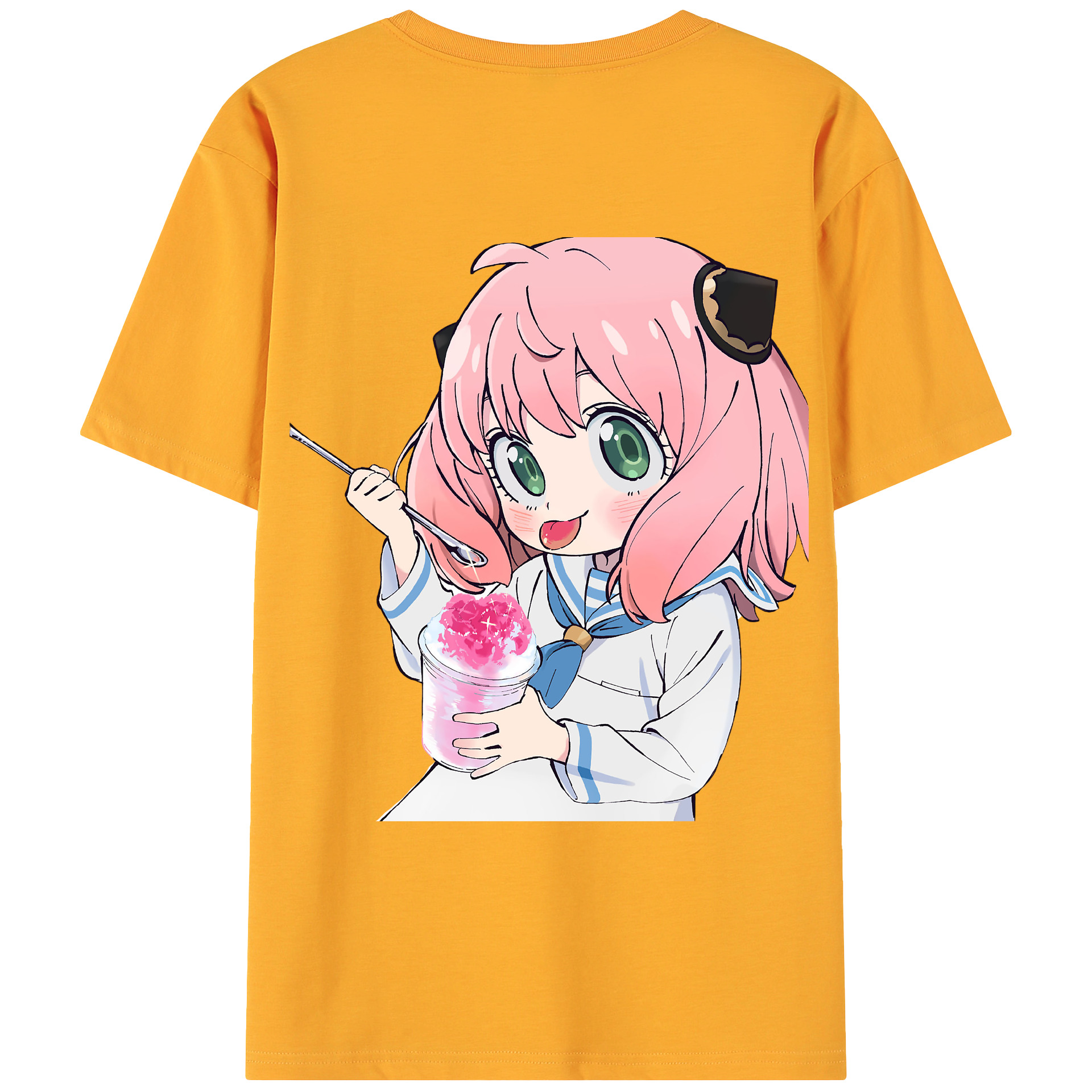 （画像用） SPY×FAMILY间谍家家酒 綿100％ メンズ半袖Tシャツ（バックプリント） 通気性