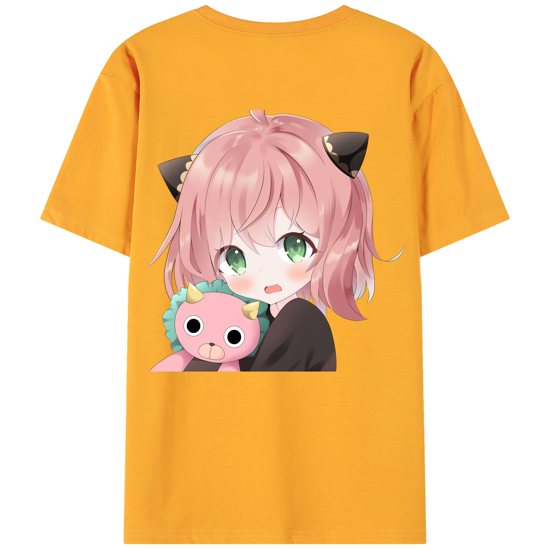 （画像用） SPY×FAMILY间谍家家酒 綿100％ メンズ半袖Tシャツ（バックプリント） 通気性