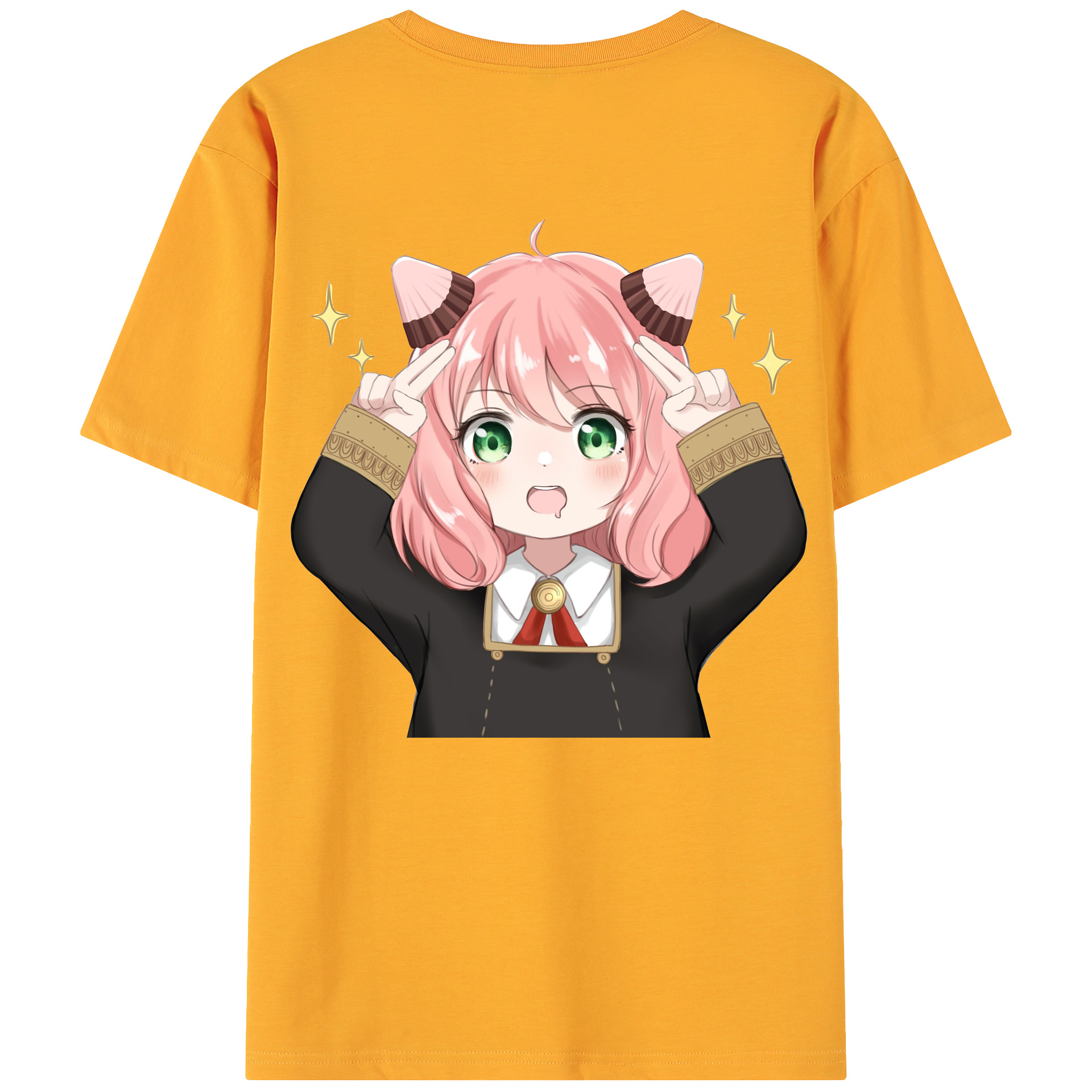 （画像用） SPY×FAMILY间谍家家酒 綿100％ メンズ半袖Tシャツ（バックプリント） 通気性