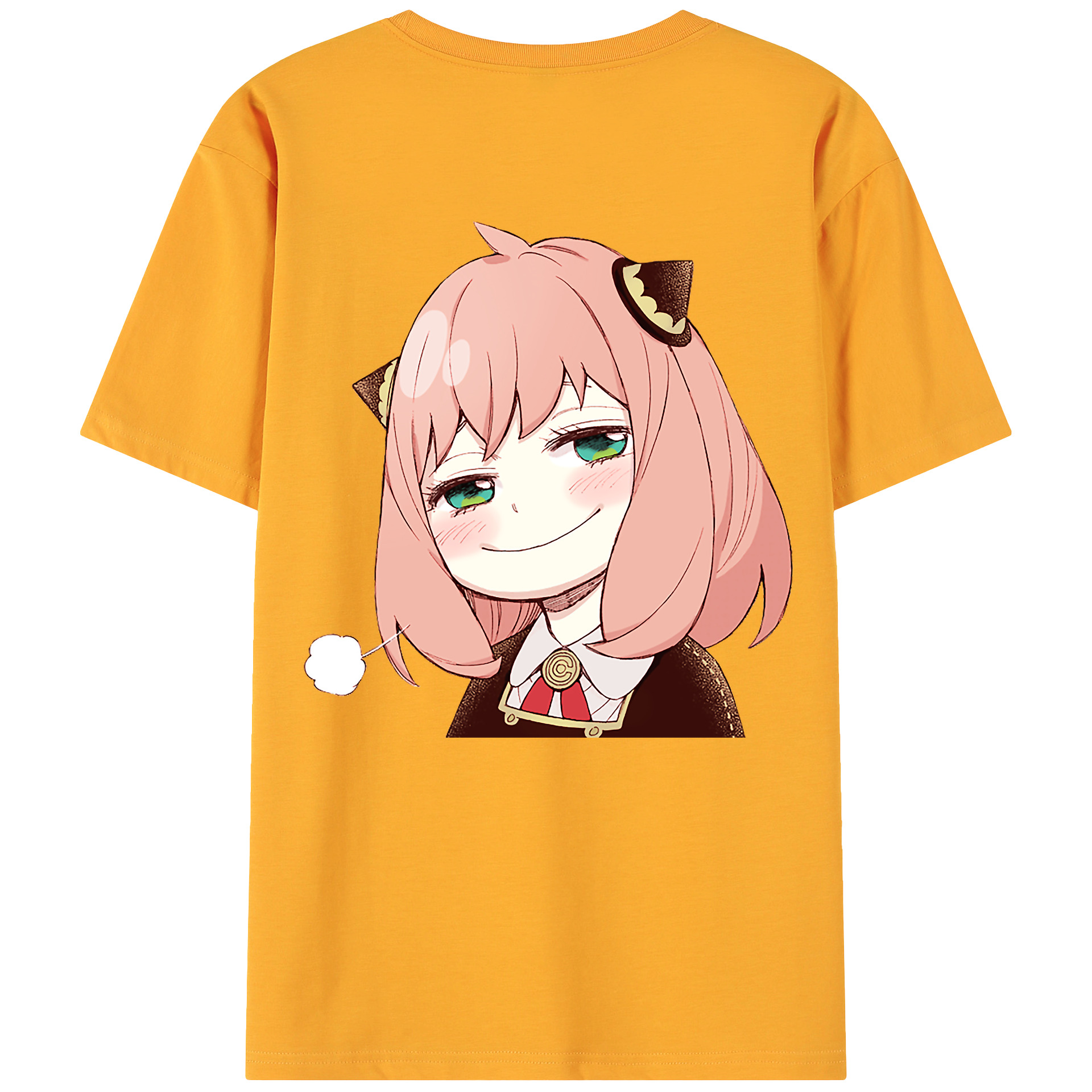 （画像用） SPY×FAMILY间谍家家酒 綿100％ メンズ半袖Tシャツ（バックプリント） 通気性