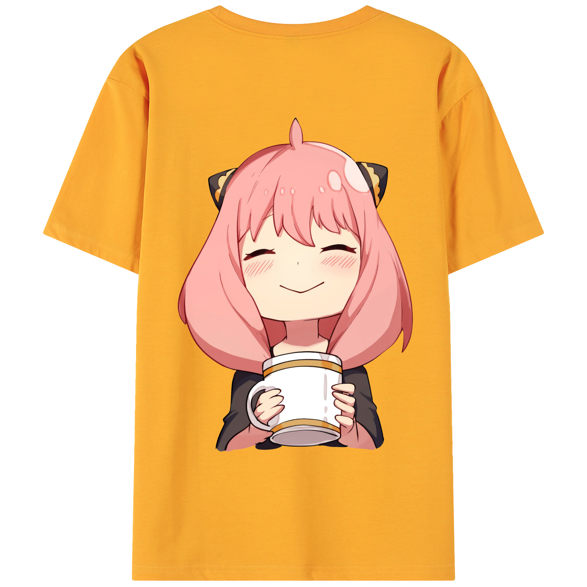（画像用） SPY×FAMILY间谍家家酒 綿100％ メンズ半袖Tシャツ（バックプリント） 通気性