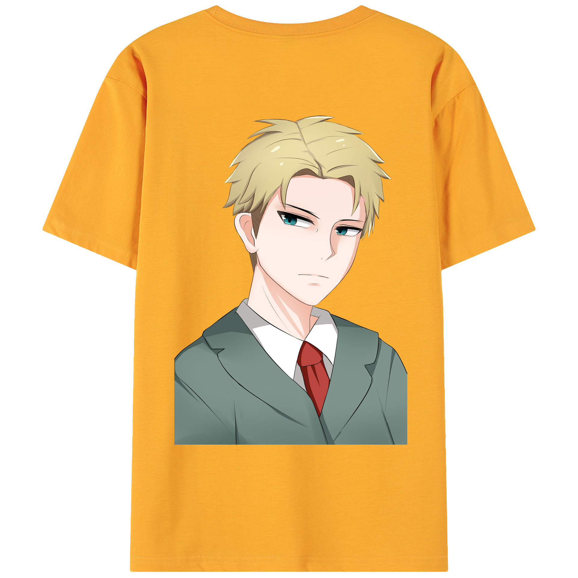 （画像用） SPY×FAMILY间谍家家酒 綿100％ メンズ半袖Tシャツ（バックプリント） 通気性