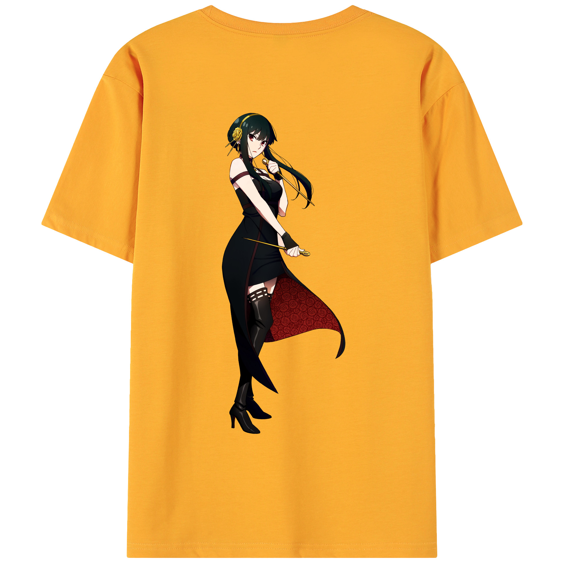 （画像用） SPY×FAMILY间谍家家酒 綿100％ メンズ半袖Tシャツ（バックプリント） 通気性