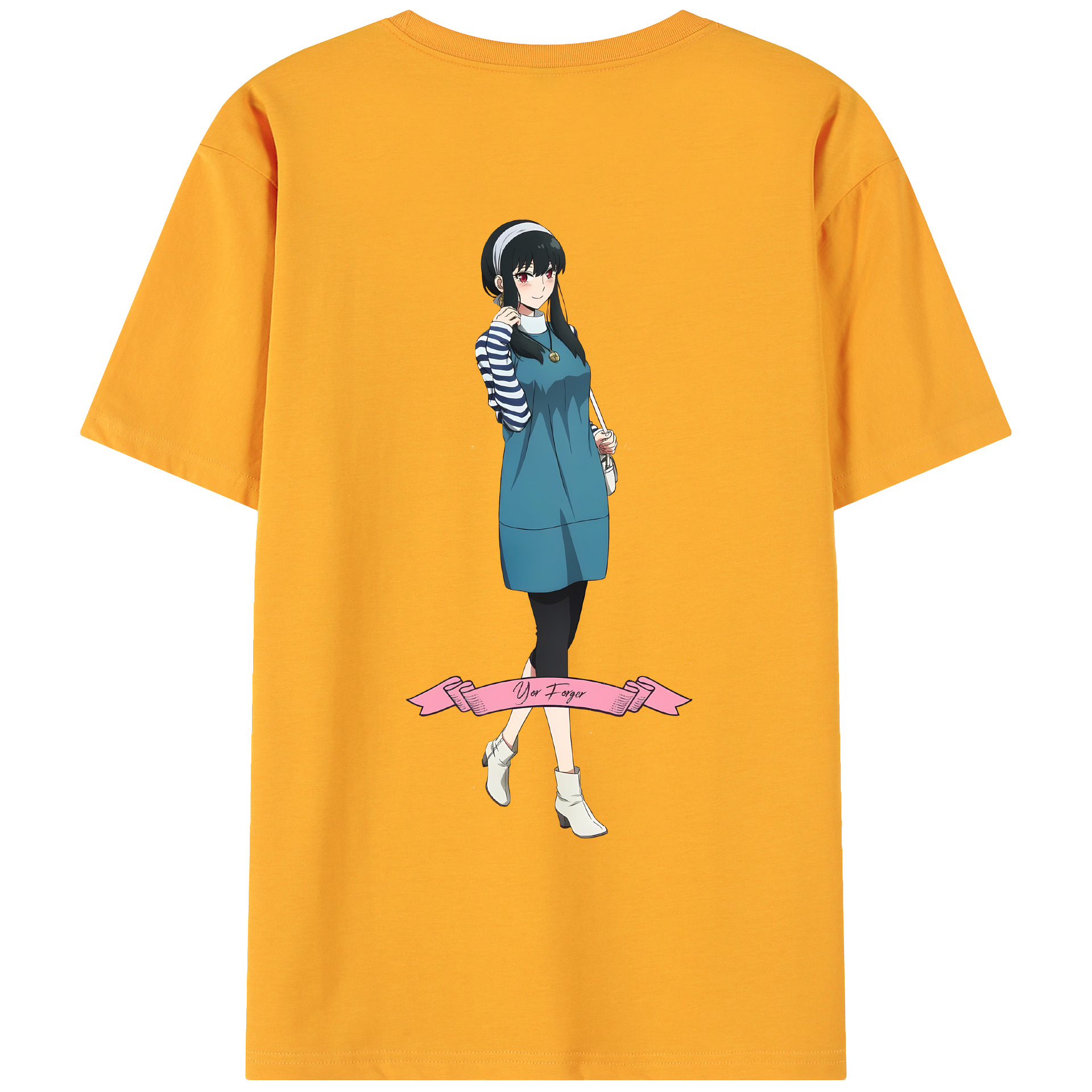 （画像用） SPY×FAMILY间谍家家酒 綿100％ メンズ半袖Tシャツ（バックプリント） 通気性