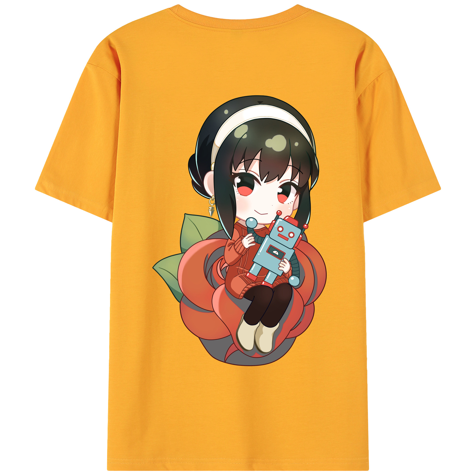（画像用） SPY×FAMILY间谍家家酒 綿100％ メンズ半袖Tシャツ（バックプリント） 通気性