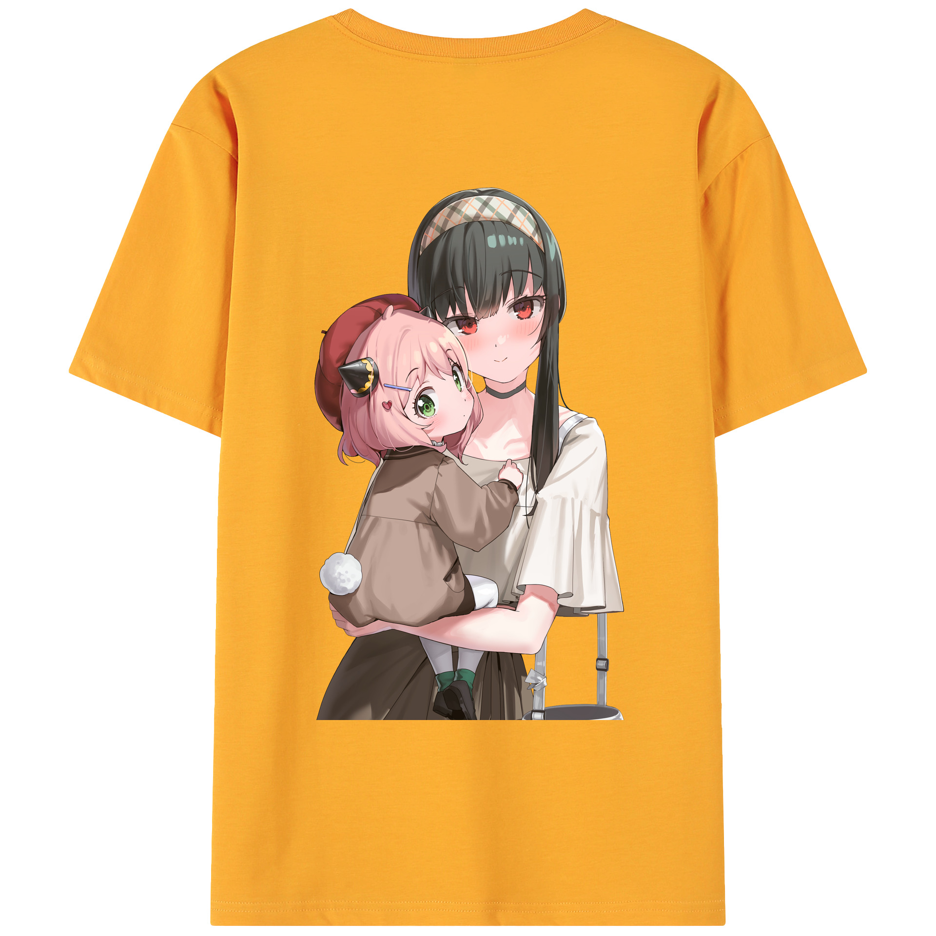 （画像用） SPY×FAMILY间谍家家酒 綿100％ メンズ半袖Tシャツ（バックプリント） 通気性