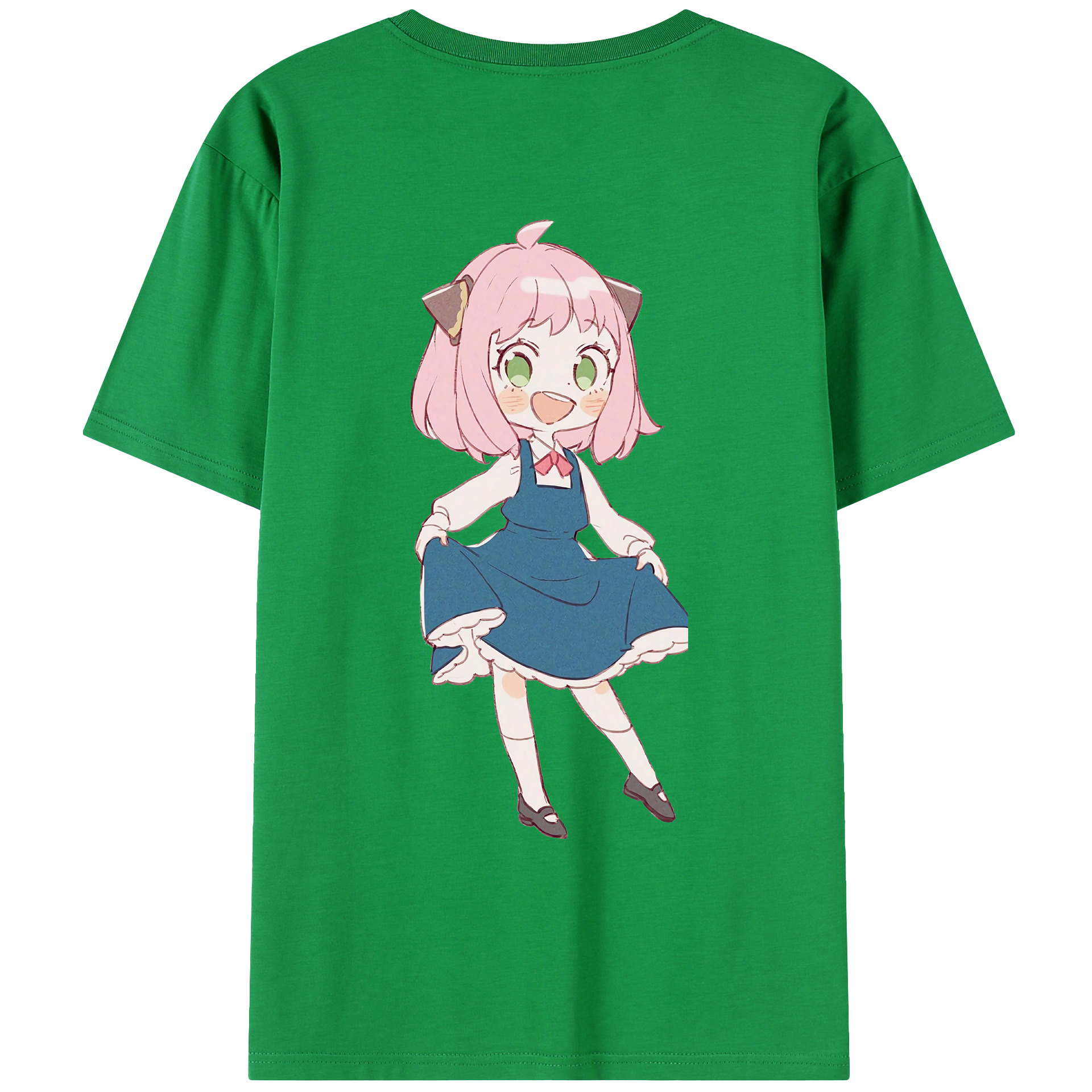 （画像用） SPY×FAMILY间谍家家酒 綿100％ メンズ半袖Tシャツ（バックプリント） 通気性