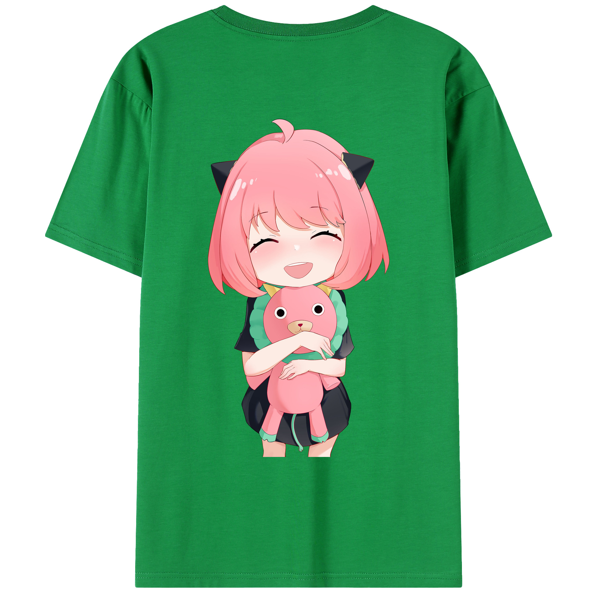 （画像用） SPY×FAMILY间谍家家酒 綿100％ メンズ半袖Tシャツ（バックプリント） 通気性