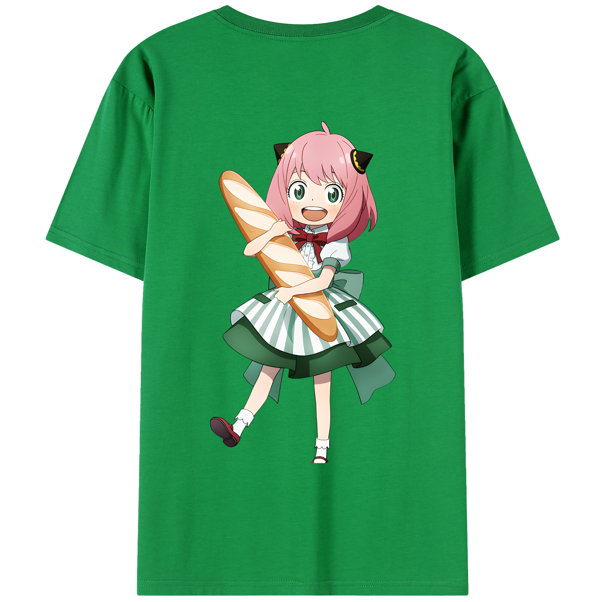 （画像用） SPY×FAMILY间谍家家酒 綿100％ メンズ半袖Tシャツ（バックプリント） 通気性