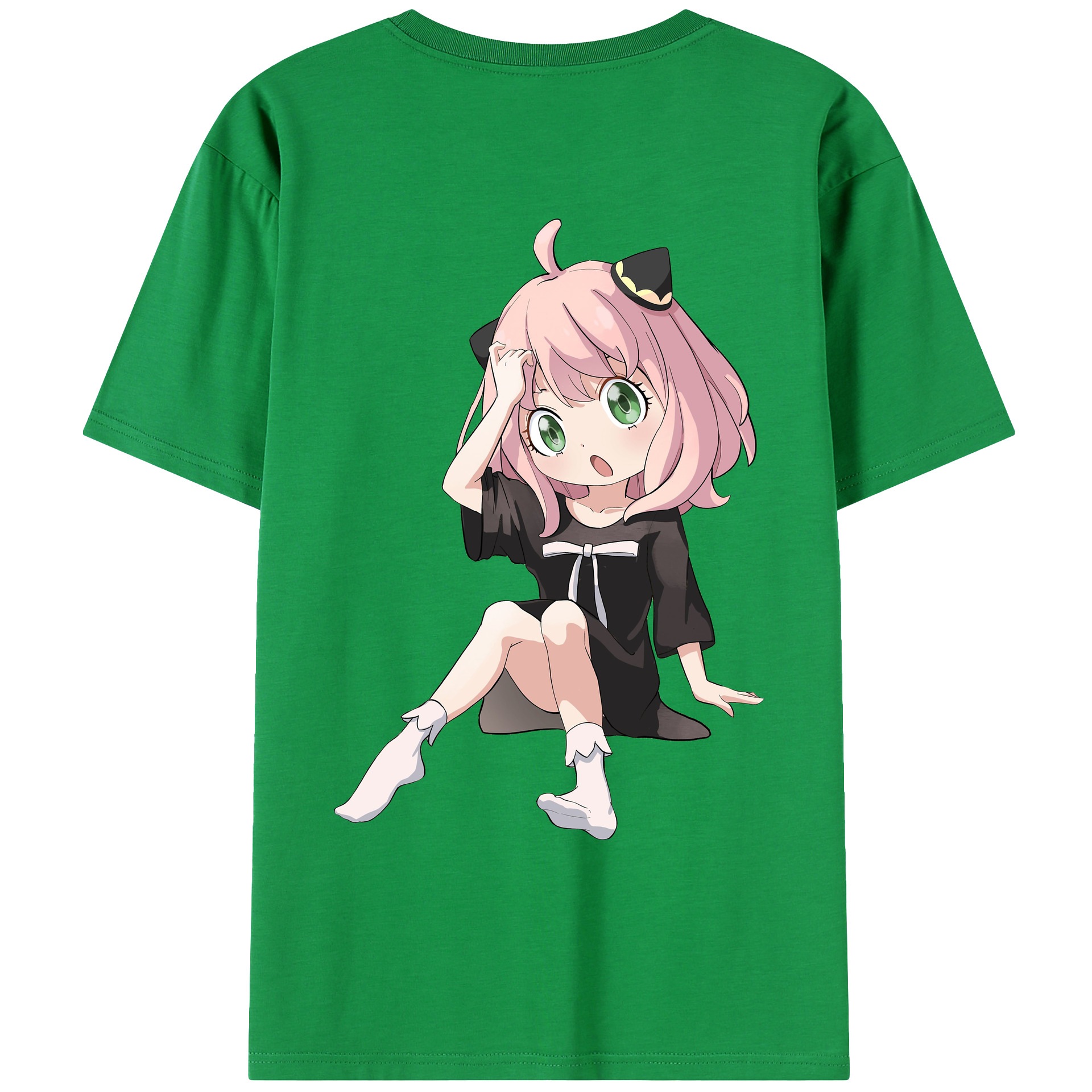 （画像用） SPY×FAMILY间谍家家酒 綿100％ メンズ半袖Tシャツ（バックプリント） 通気性