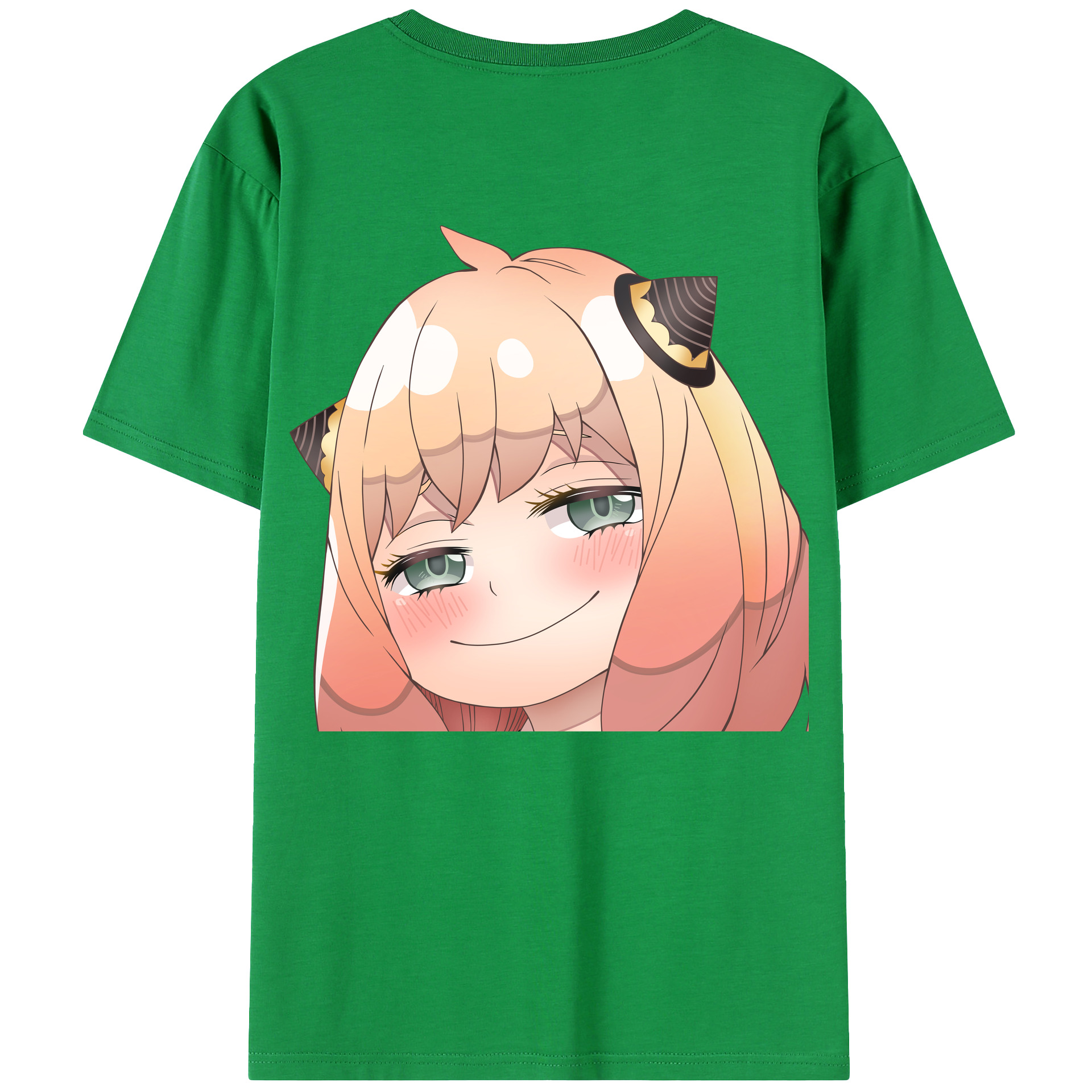 （画像用） SPY×FAMILY间谍家家酒 綿100％ メンズ半袖Tシャツ（バックプリント） 通気性