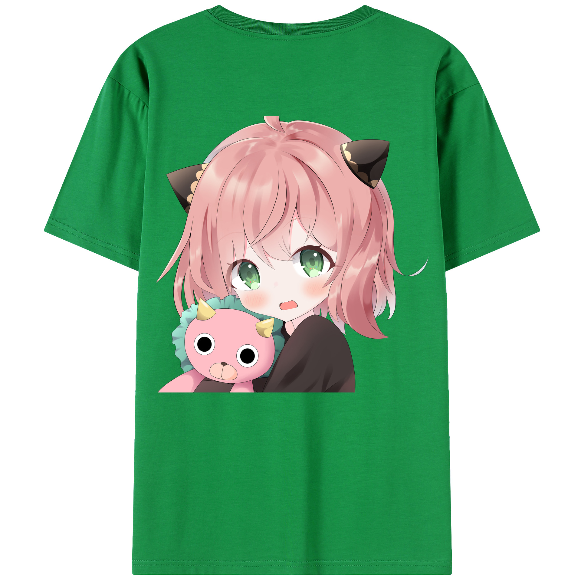 （画像用） SPY×FAMILY间谍家家酒 綿100％ メンズ半袖Tシャツ（バックプリント） 通気性
