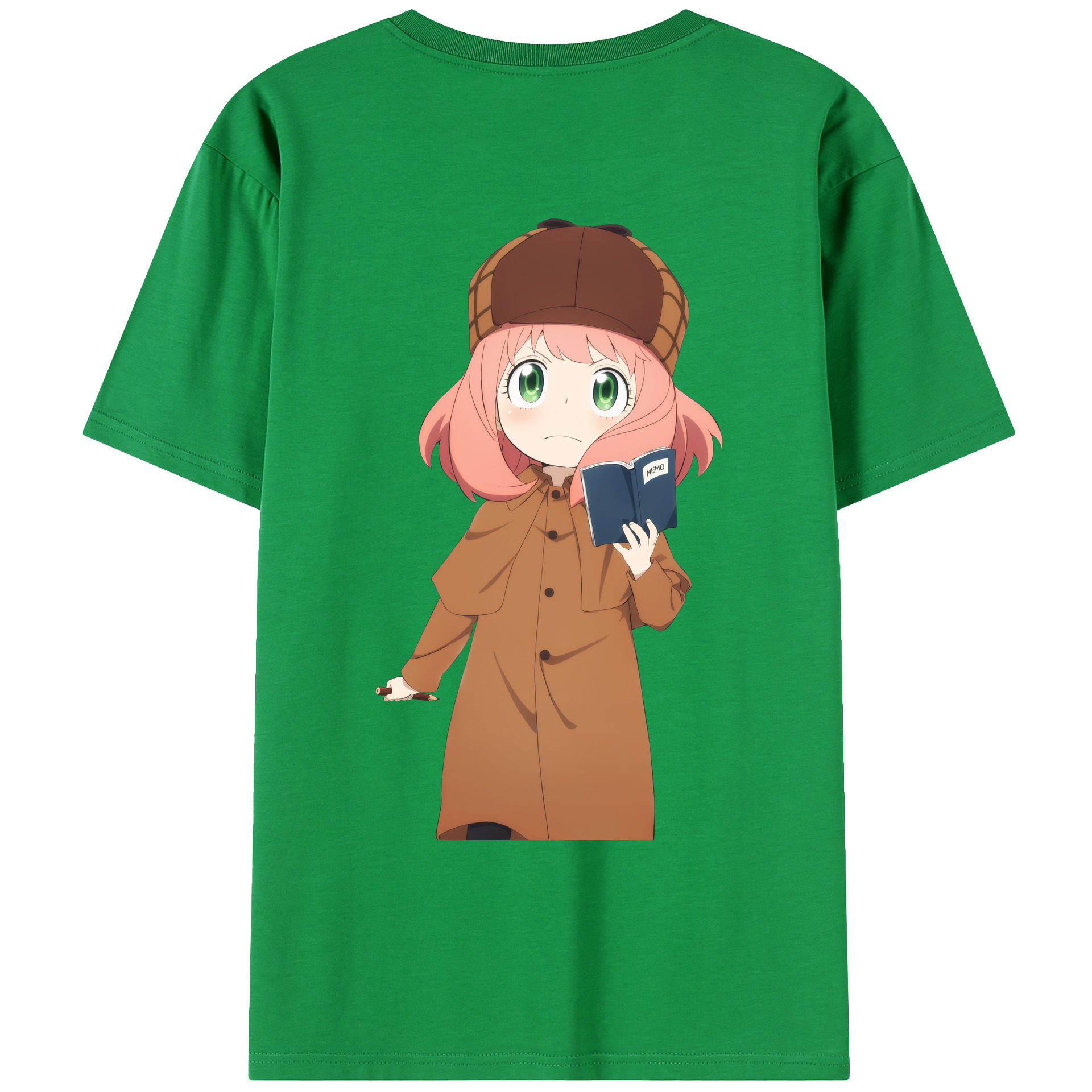 （画像用） SPY×FAMILY间谍家家酒 綿100％ メンズ半袖Tシャツ（バックプリント） 通気性