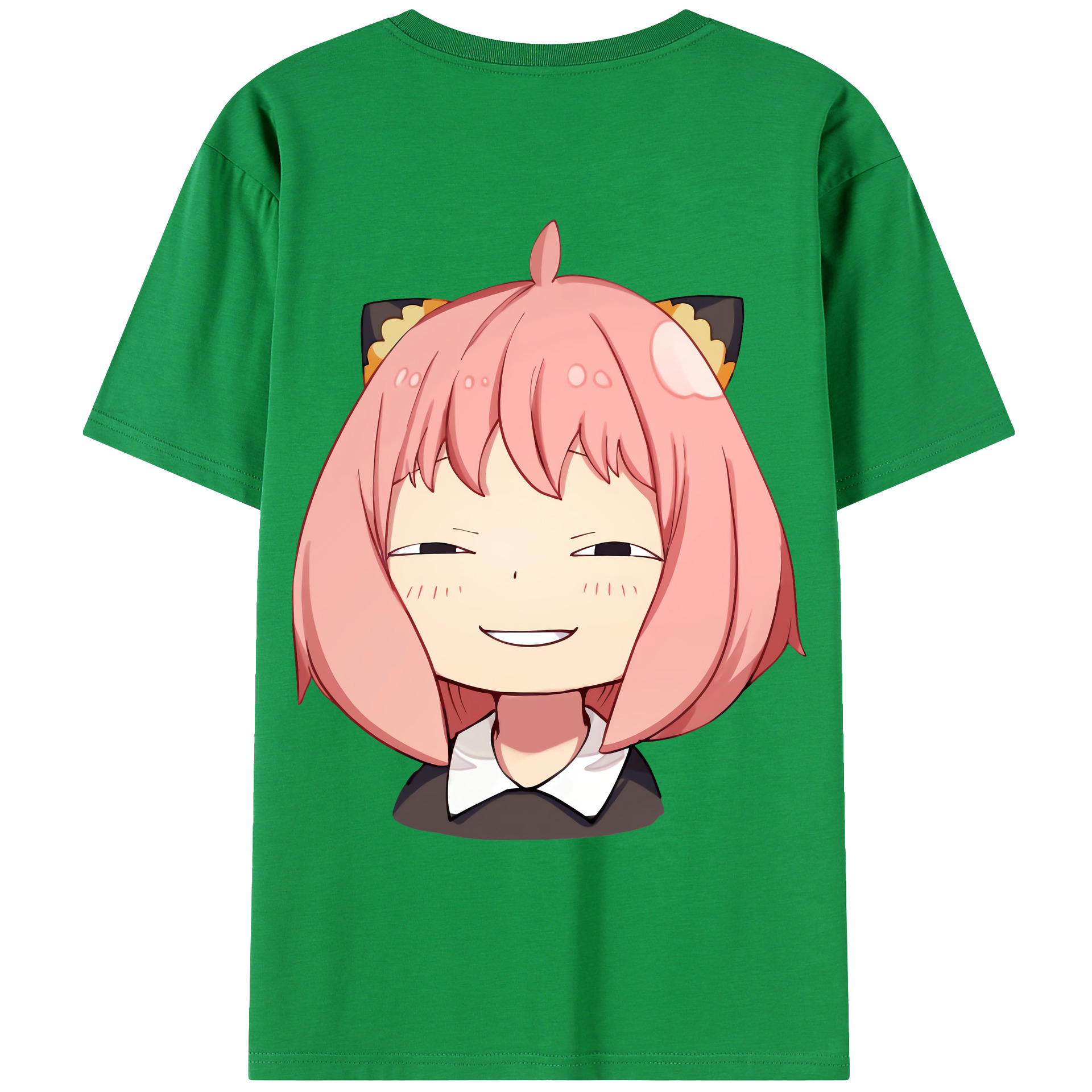 （画像用） SPY×FAMILY间谍家家酒 綿100％ メンズ半袖Tシャツ（バックプリント） 通気性