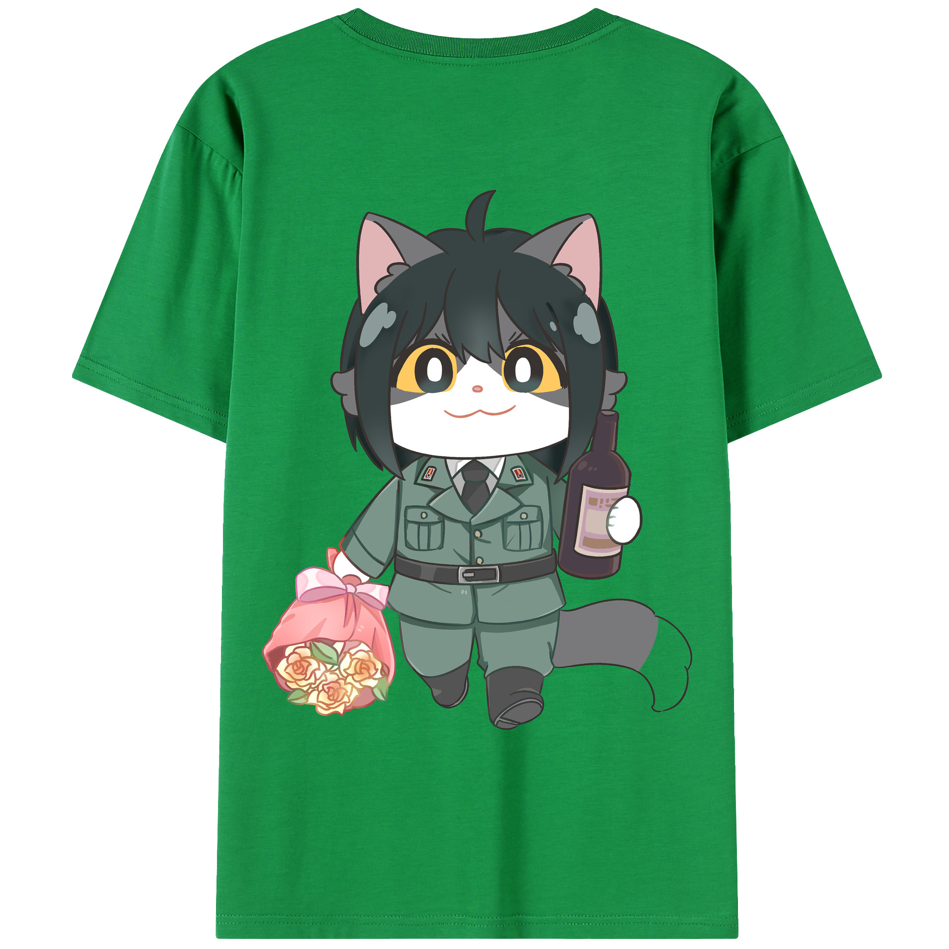 （画像用） SPY×FAMILY间谍家家酒 綿100％ メンズ半袖Tシャツ（バックプリント） 通気性