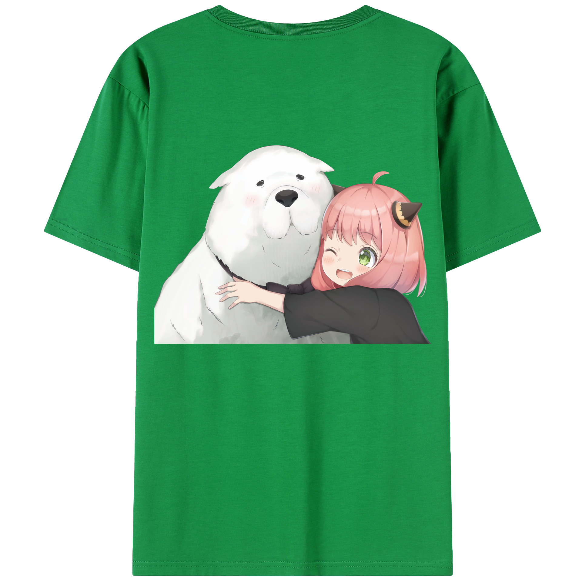 （画像用） SPY×FAMILY间谍家家酒 綿100％ メンズ半袖Tシャツ（バックプリント） 通気性
