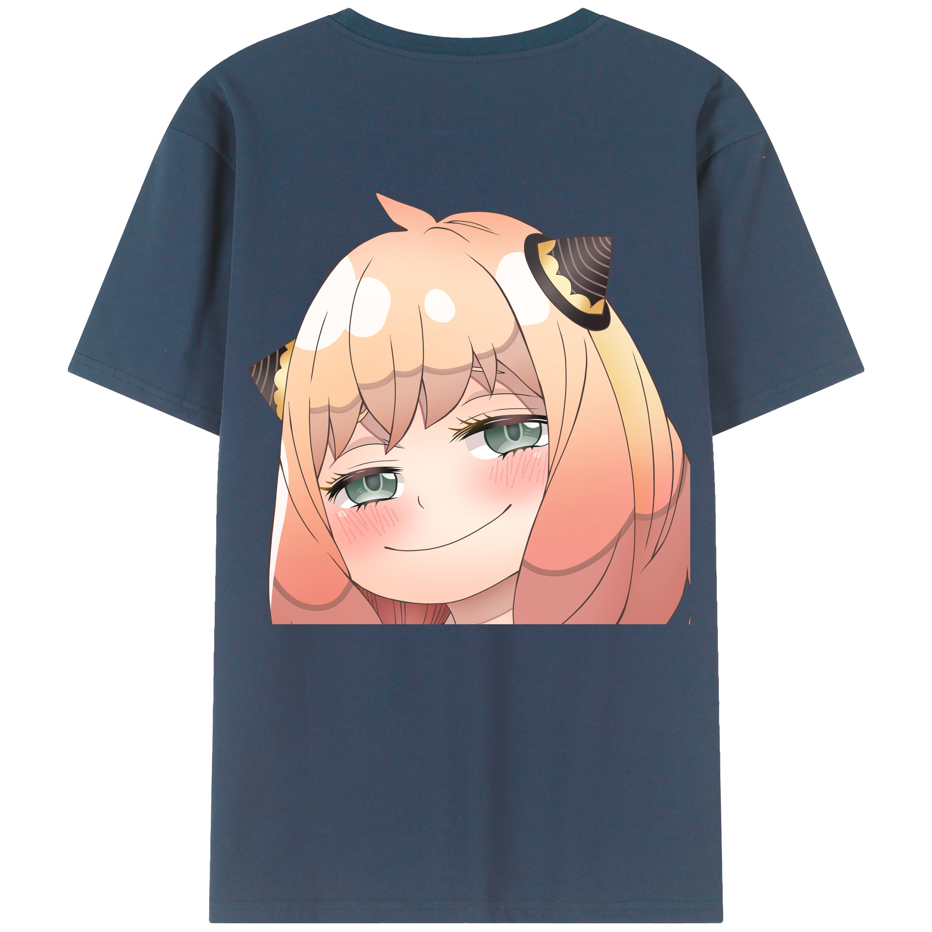 （画像用） SPY×FAMILY间谍家家酒 綿100％ メンズ半袖Tシャツ（バックプリント） 通気性