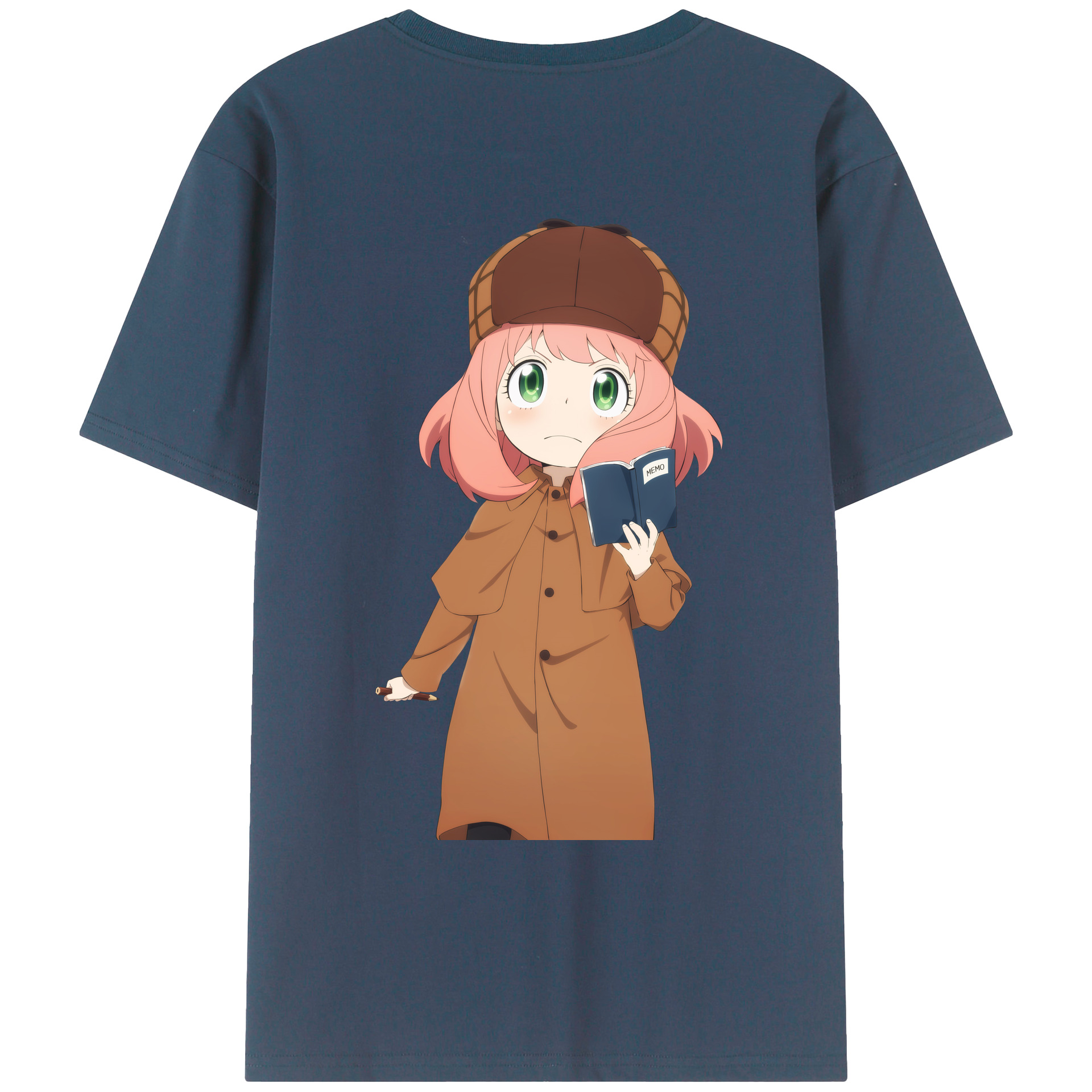 （画像用） SPY×FAMILY间谍家家酒 綿100％ メンズ半袖Tシャツ（バックプリント） 通気性