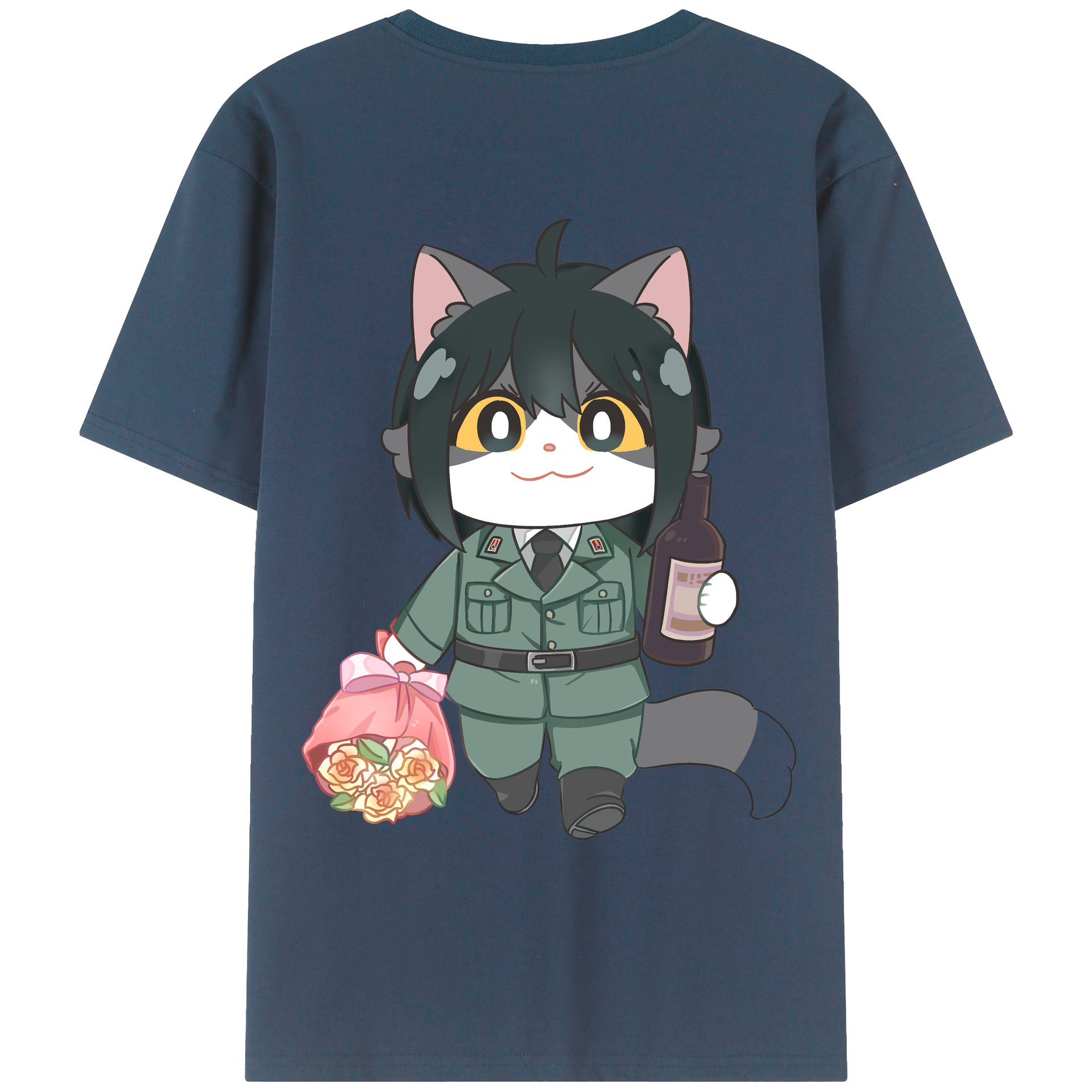 （画像用） SPY×FAMILY间谍家家酒 綿100％ メンズ半袖Tシャツ（バックプリント） 通気性