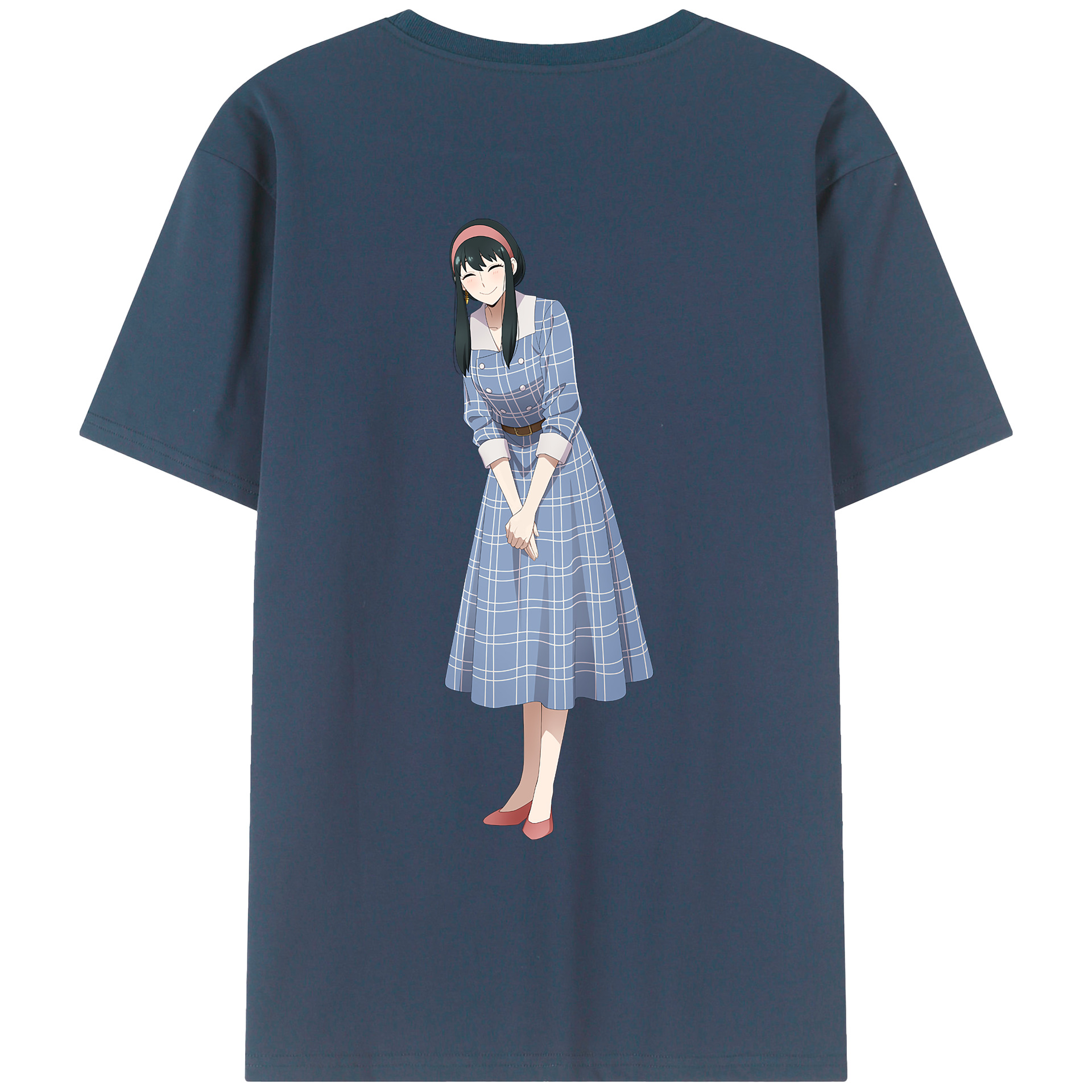 （画像用） SPY×FAMILY间谍家家酒 綿100％ メンズ半袖Tシャツ（バックプリント） 通気性