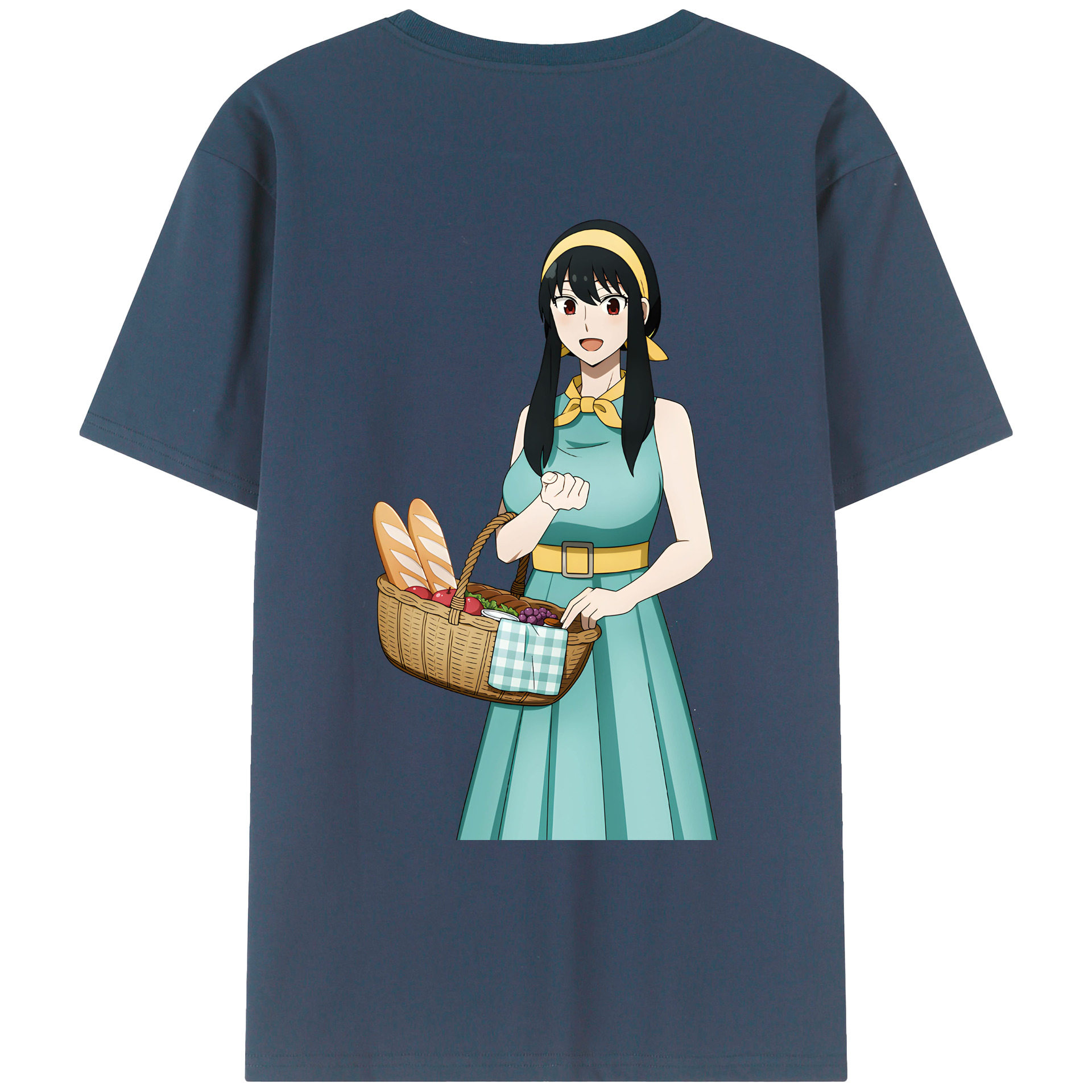 （画像用） SPY×FAMILY间谍家家酒 綿100％ メンズ半袖Tシャツ（バックプリント） 通気性