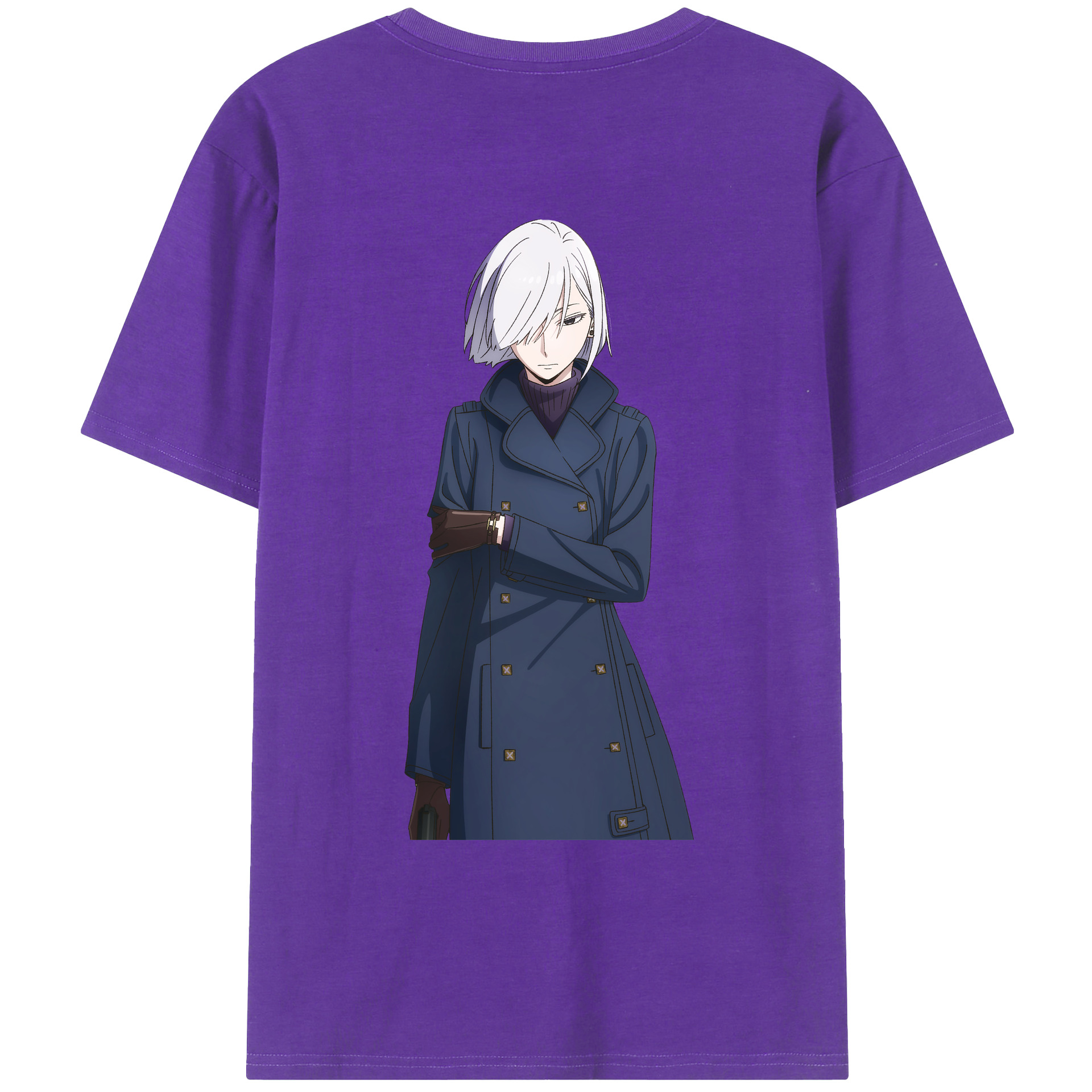 （画像用） SPY×FAMILY间谍家家酒 綿100％ メンズ半袖Tシャツ（バックプリント） 通気性