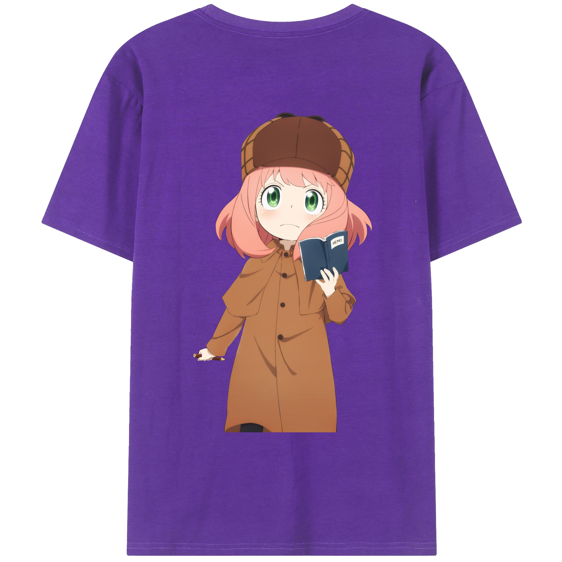 （画像用） SPY×FAMILY间谍家家酒 綿100％ メンズ半袖Tシャツ（バックプリント） 通気性