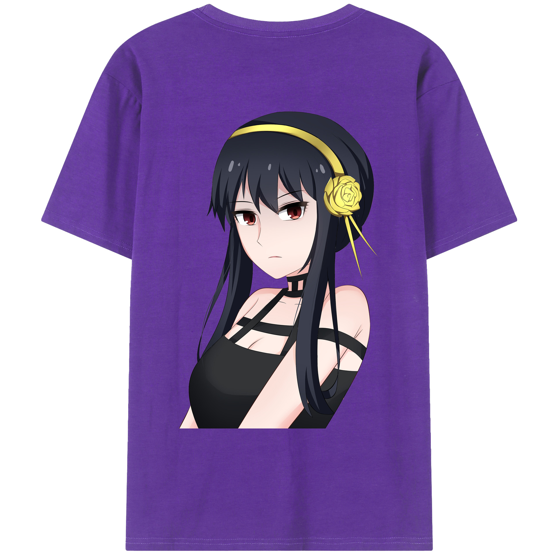 （画像用） SPY×FAMILY间谍家家酒 綿100％ メンズ半袖Tシャツ（バックプリント） 通気性