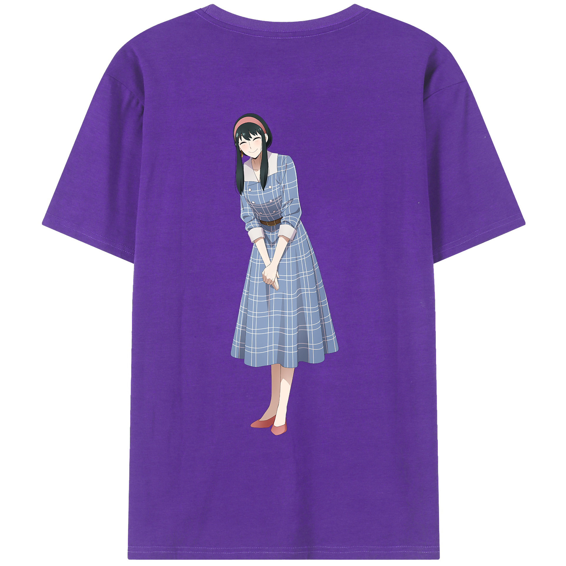 （画像用） SPY×FAMILY间谍家家酒 綿100％ メンズ半袖Tシャツ（バックプリント） 通気性