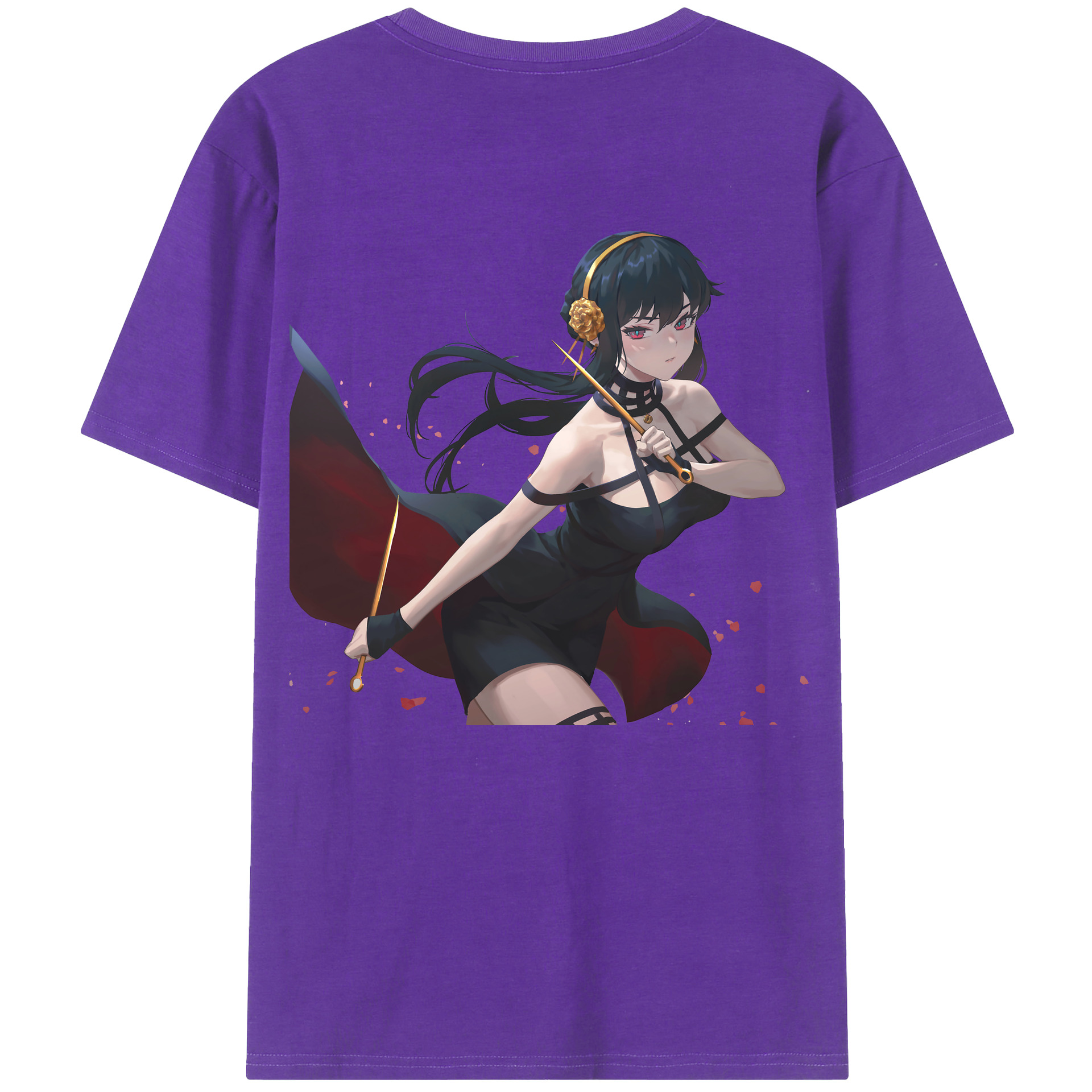 （画像用） SPY×FAMILY间谍家家酒 綿100％ メンズ半袖Tシャツ（バックプリント） 通気性