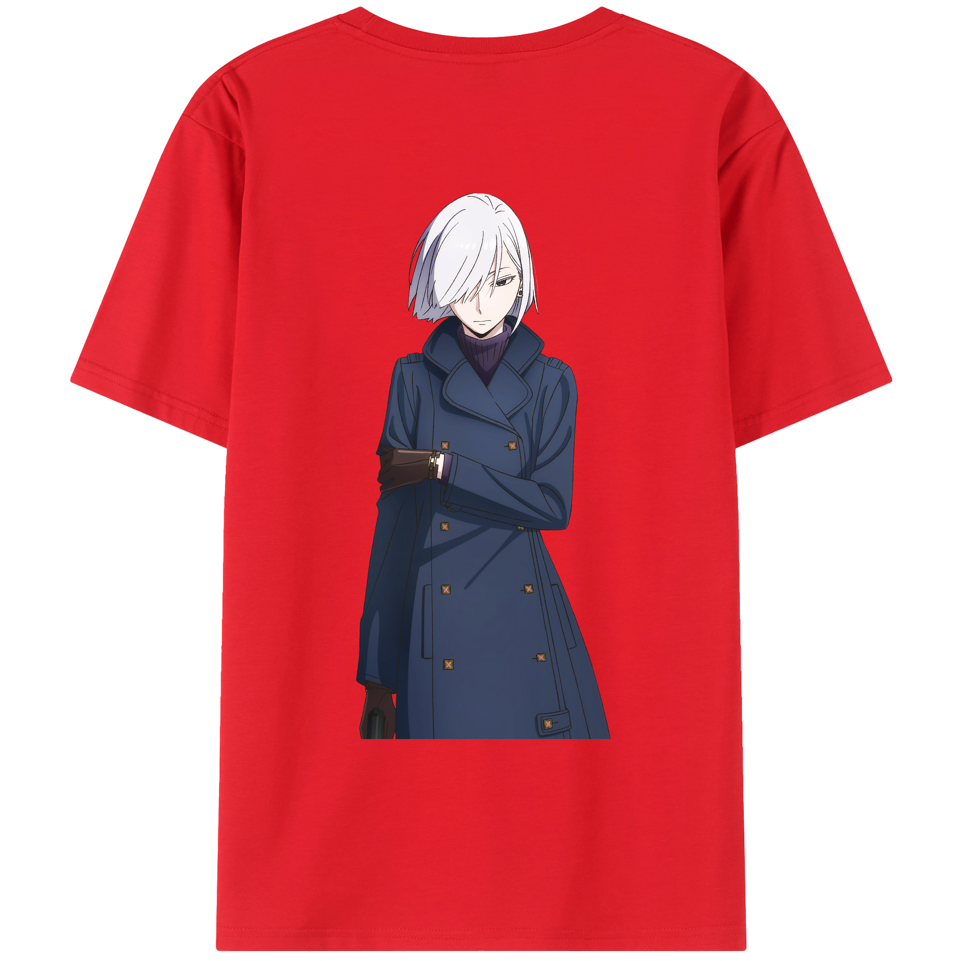（画像用） SPY×FAMILY间谍家家酒 綿100％ メンズ半袖Tシャツ（バックプリント） 通気性