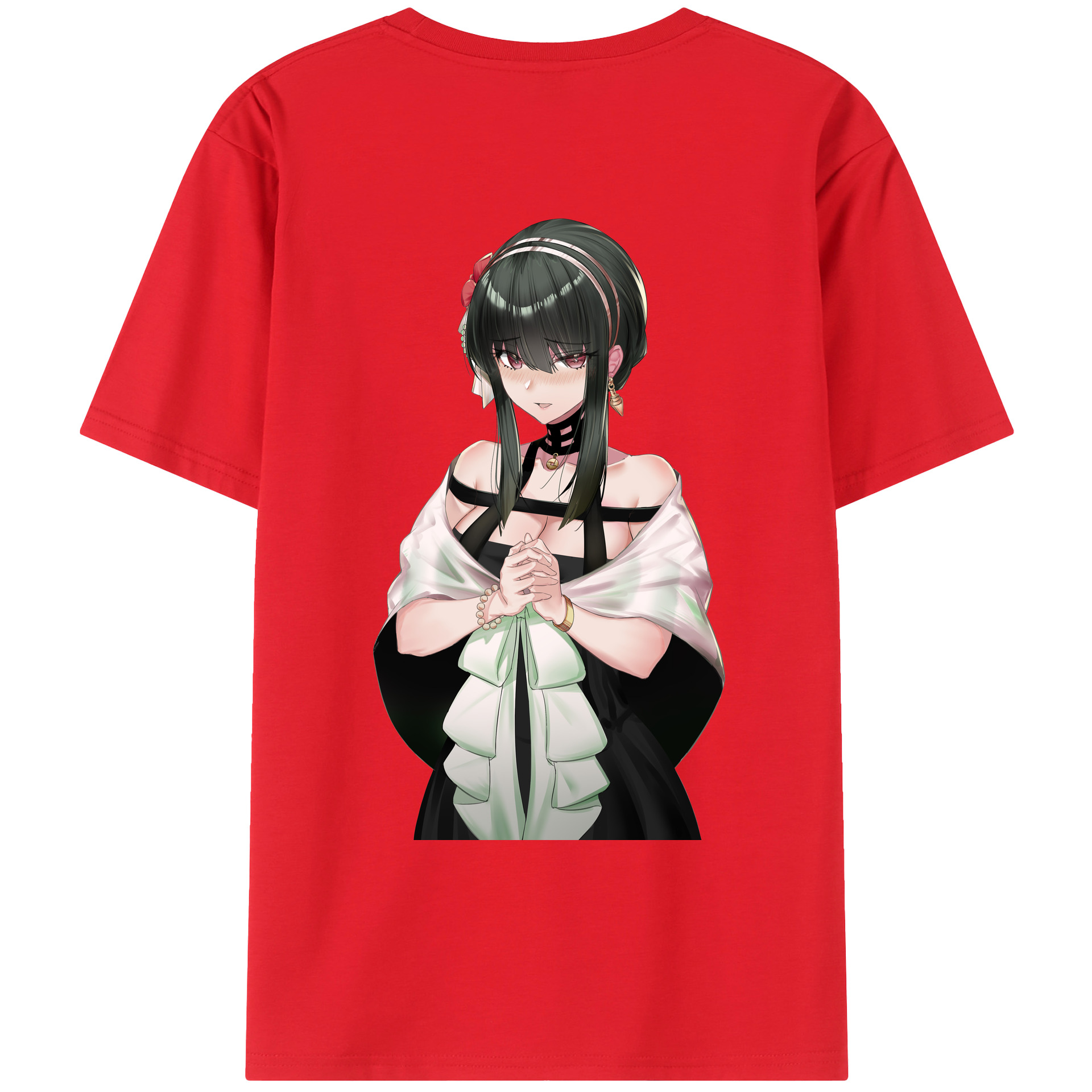 （画像用） SPY×FAMILY间谍家家酒 綿100％ メンズ半袖Tシャツ（バックプリント） 通気性
